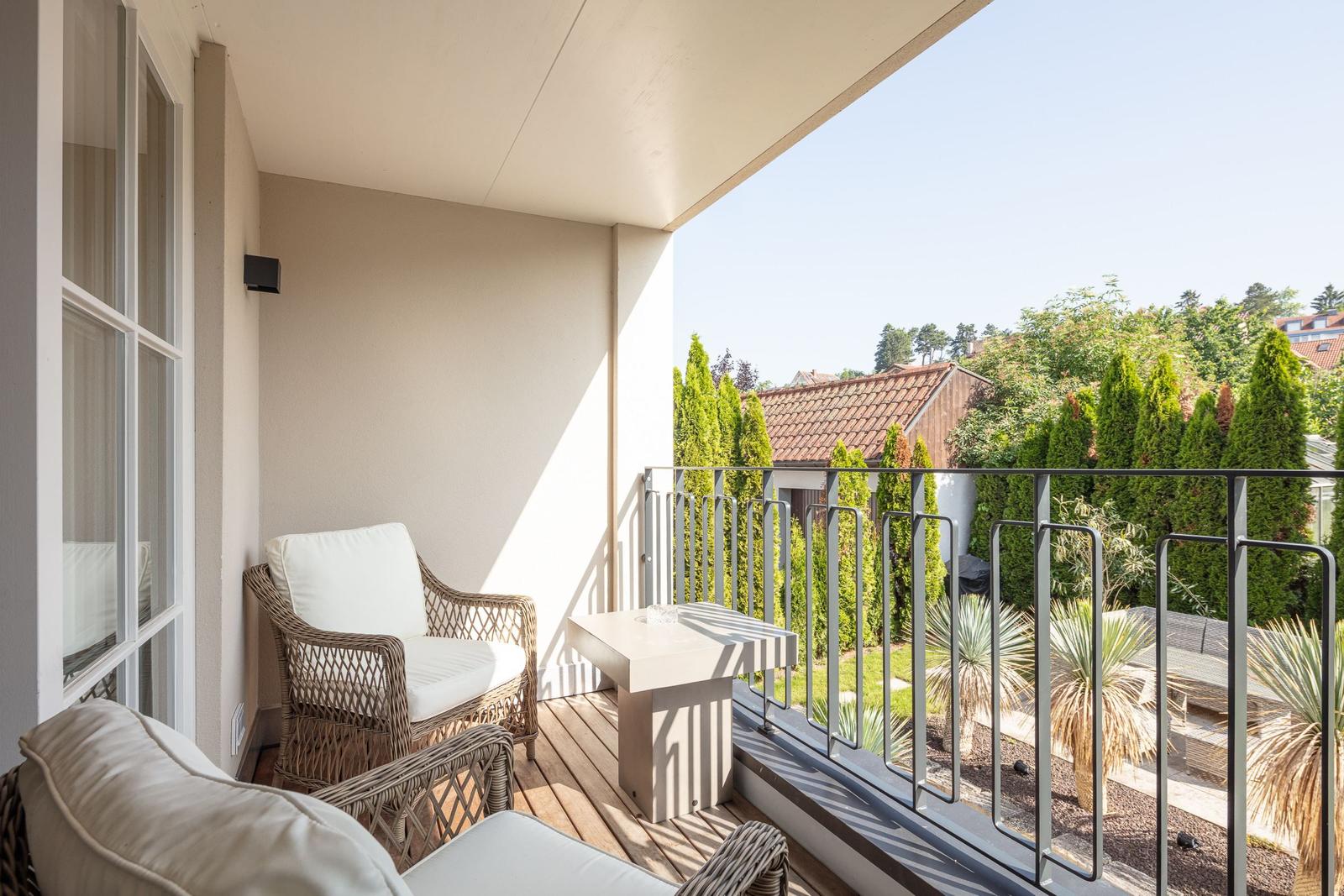Balkon...