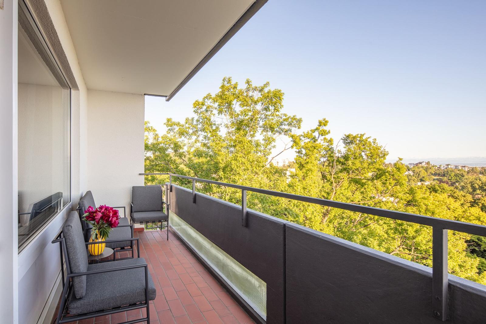 Balkon...