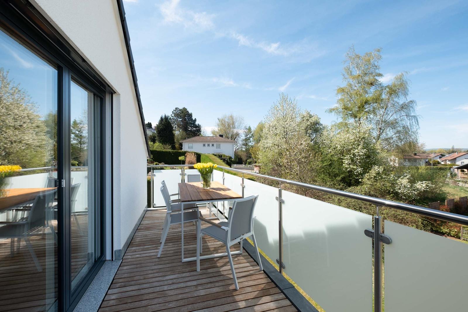 Balkon...