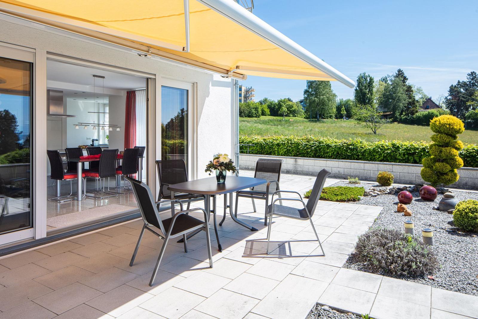 Terrasse...