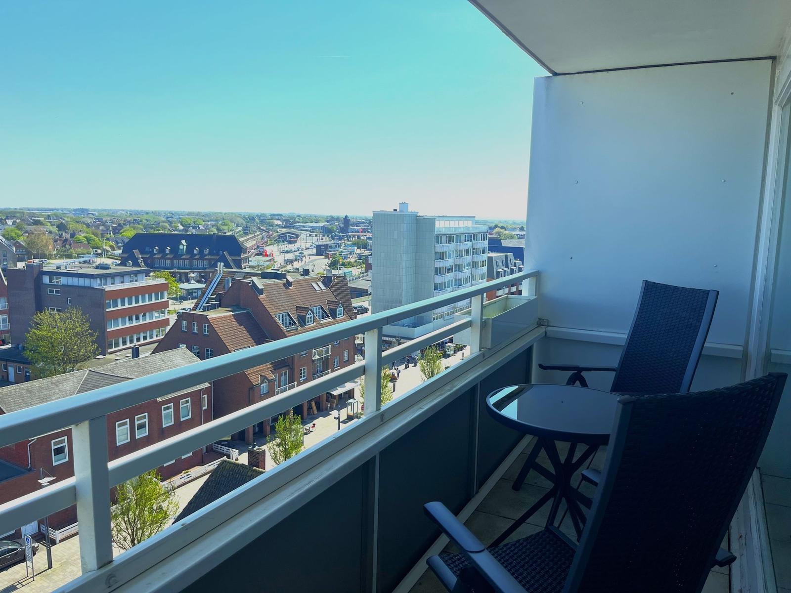 Balkon mit tollem Ausblick nach Osten