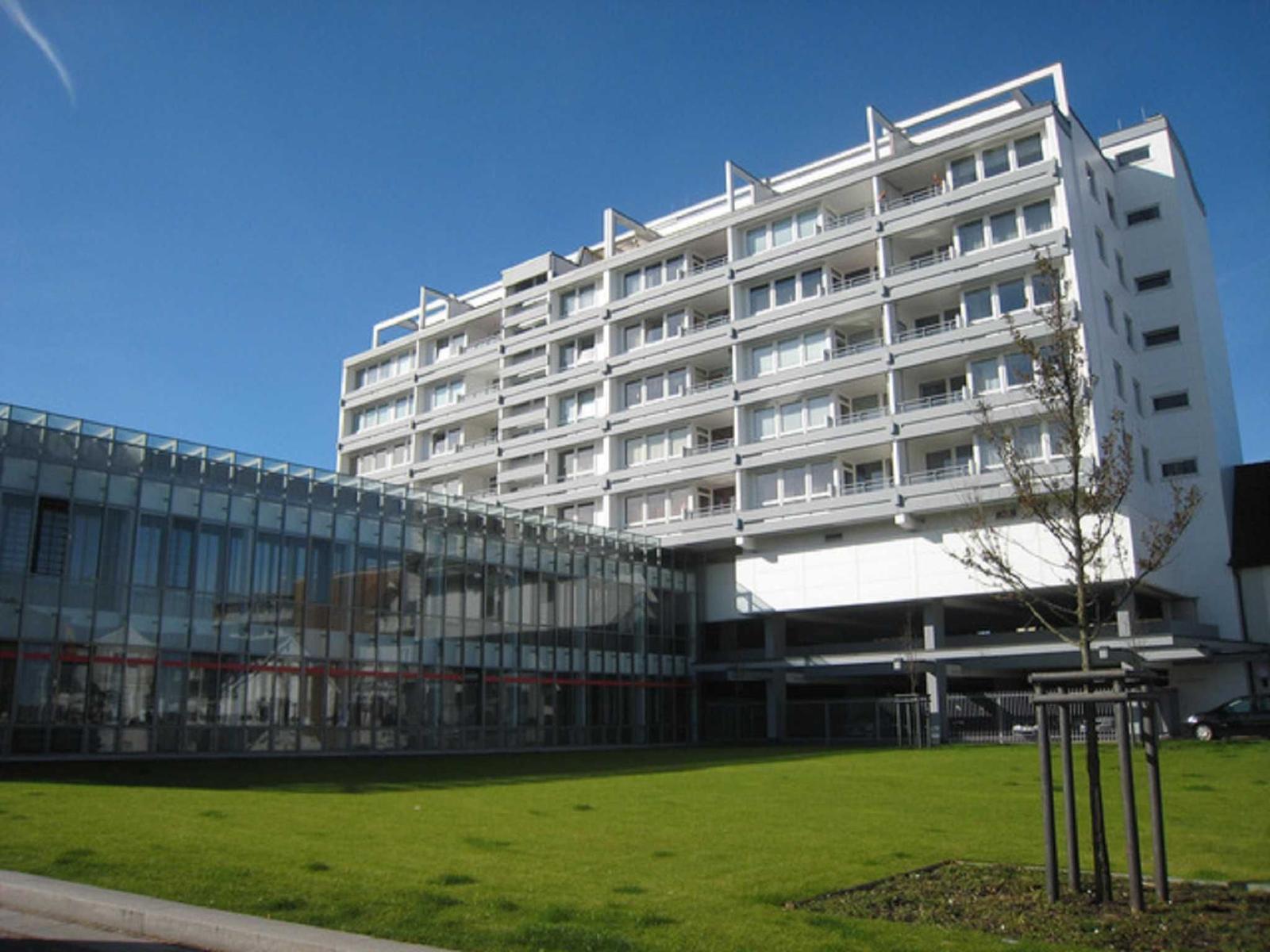 Modern Building View with Glass Facade