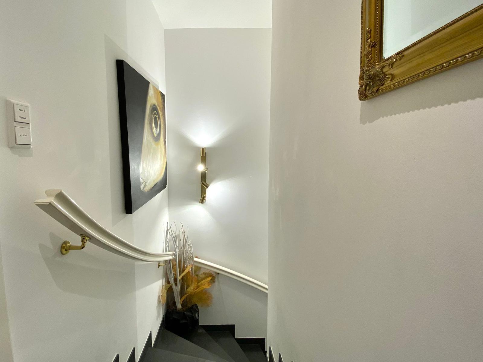 Treppe zur Wohnung Nr. 2