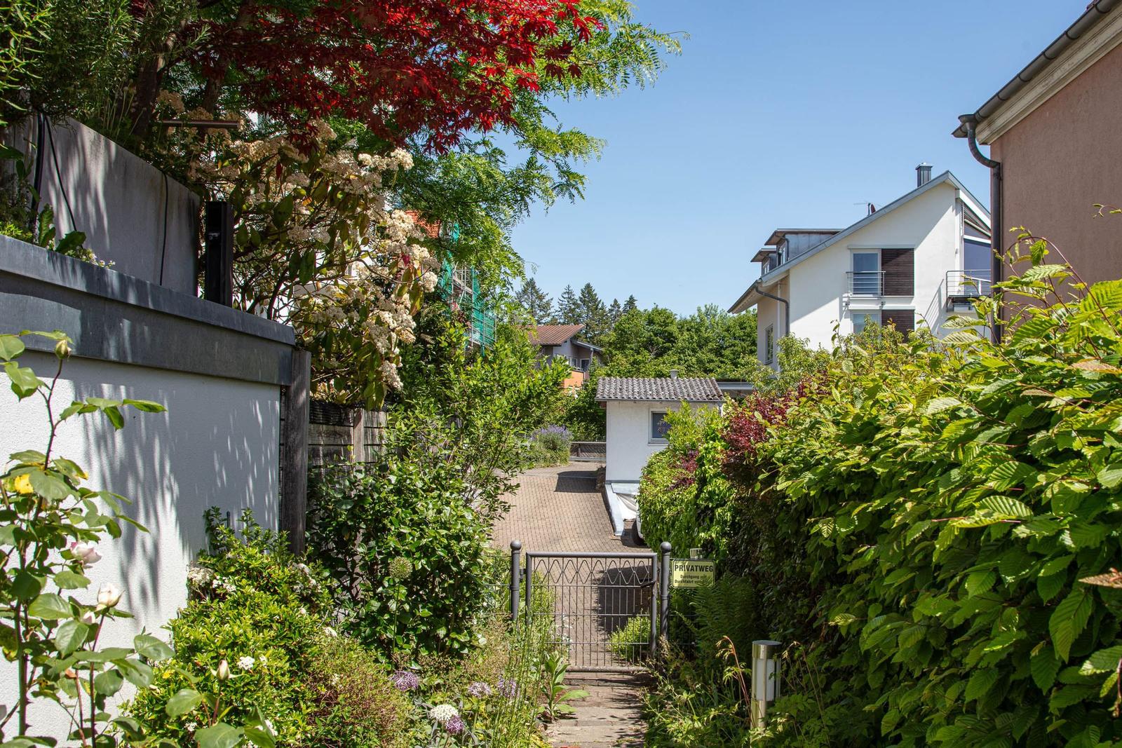 Privatweg zum Haus...