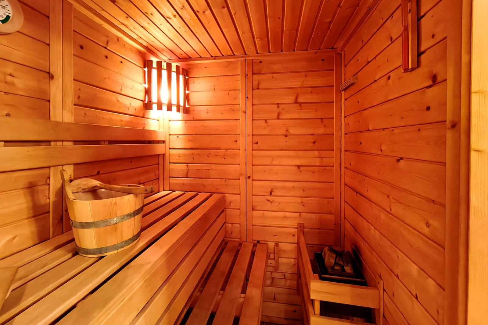 Komfortable Sauna-Ausstattung für Ihren ganz persönlichen Wellnessurlaub