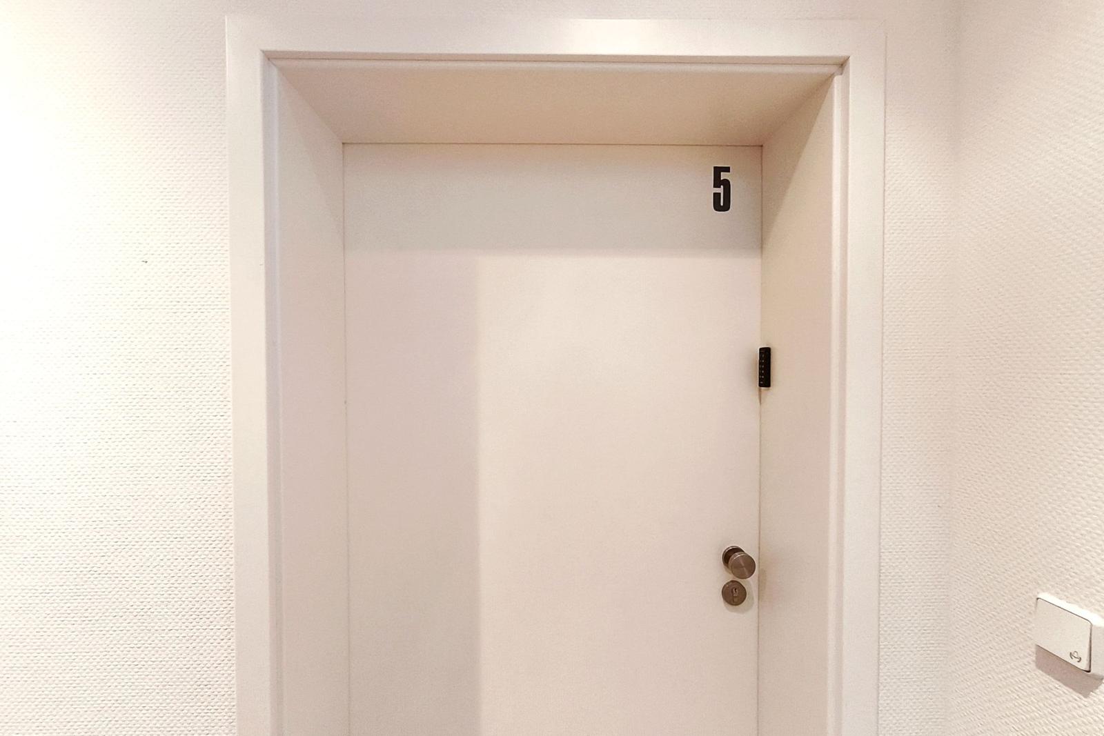 Haupteingang der Ferienwohnung Arielle