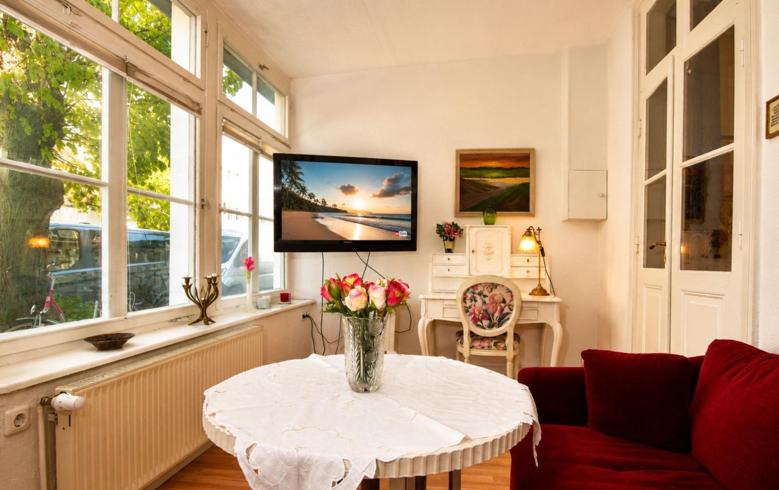 Wohnbereich mit TV