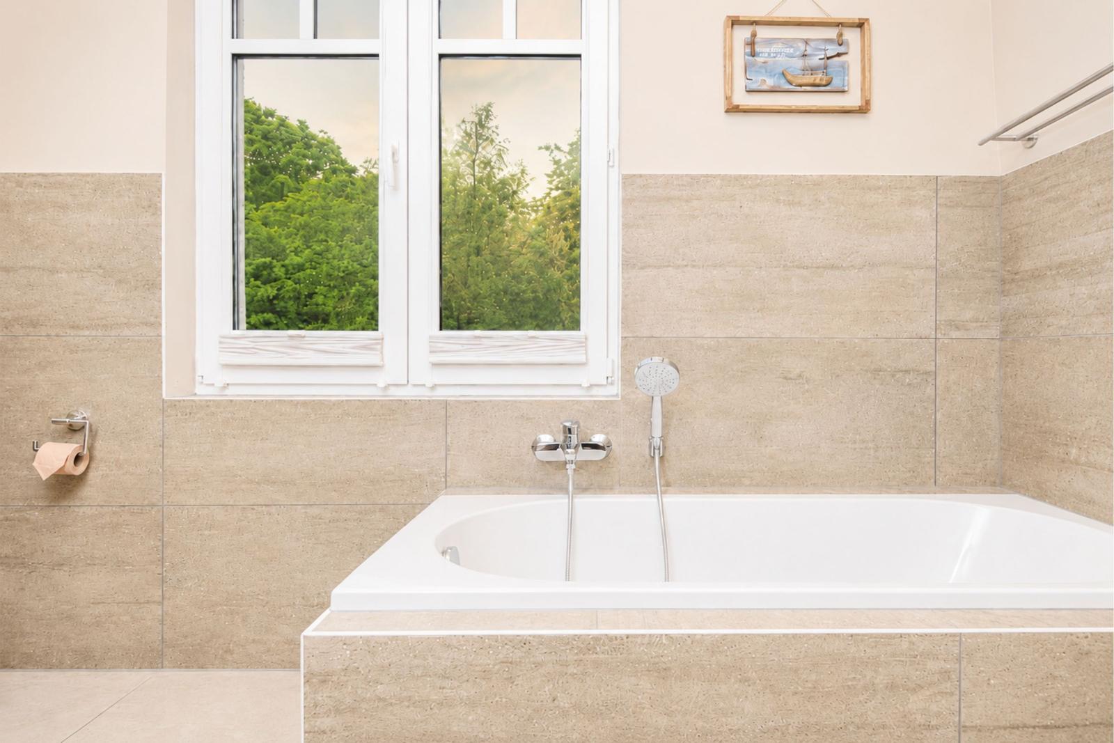 Detailaufnahme Badewanne