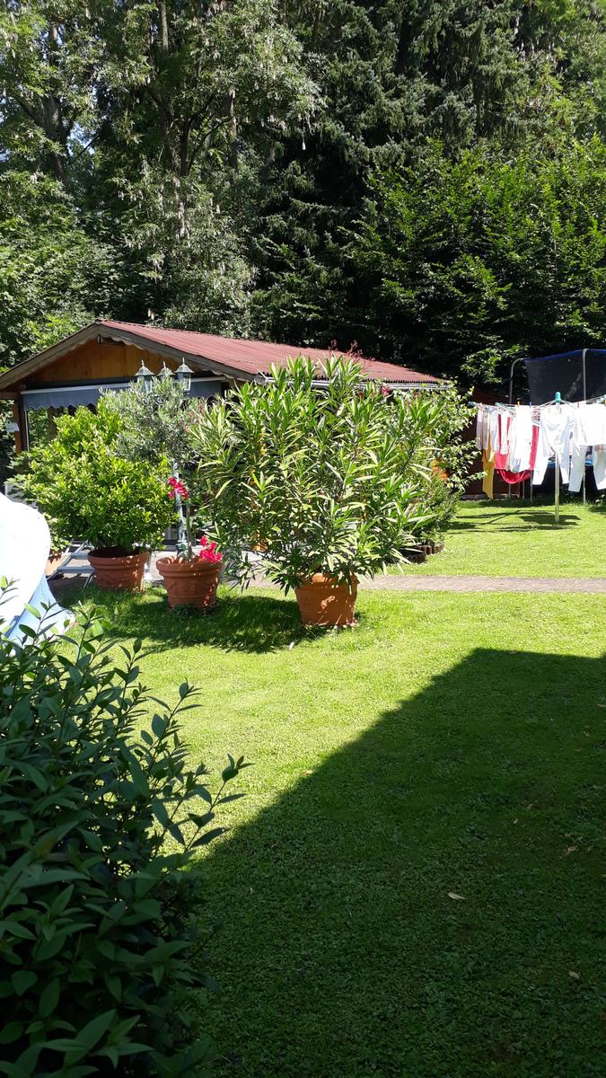Garten mit Gartenhaus (Privat)