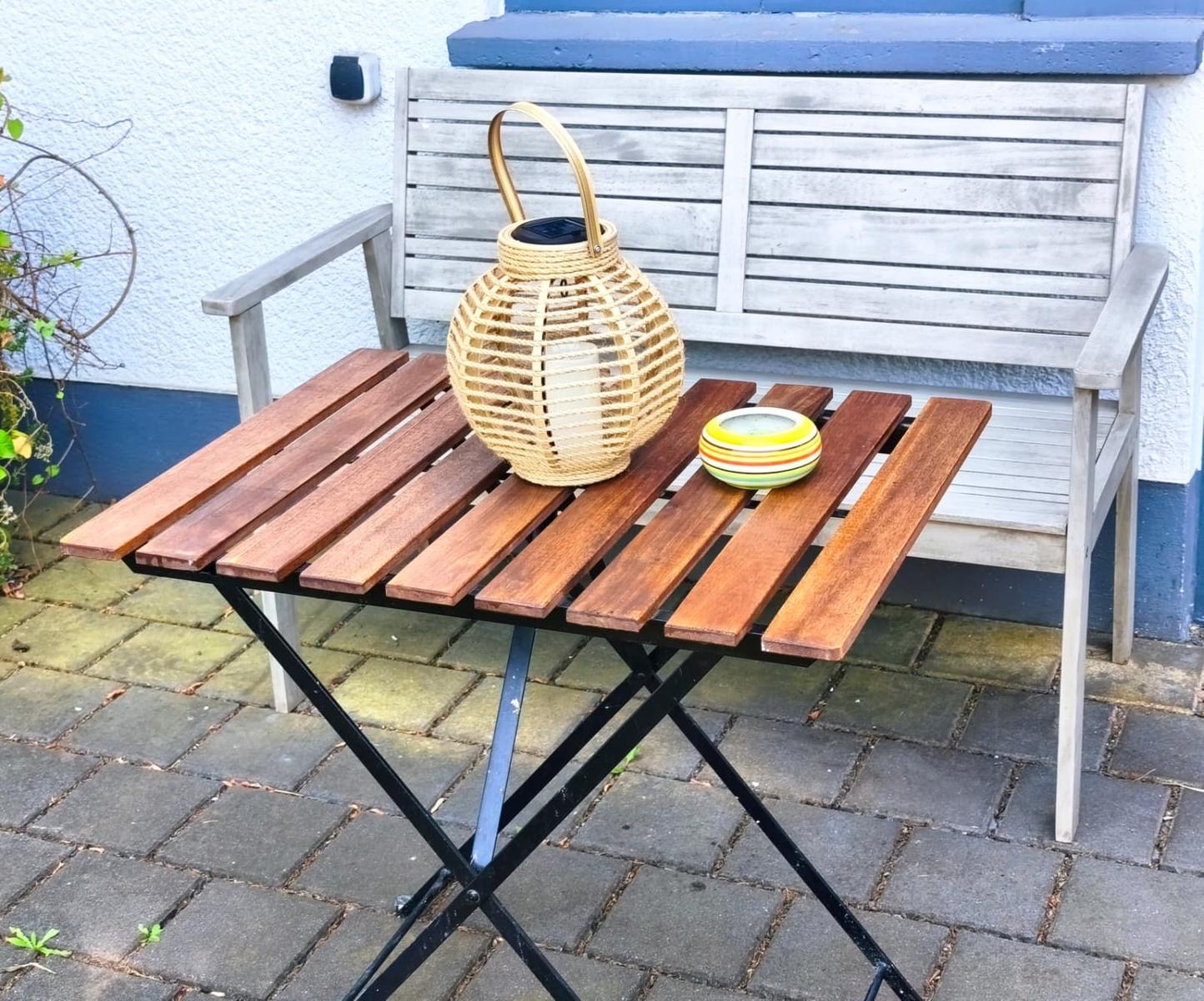 Frühstuck draußen? Grillen? Entspannt lesen? ....Viel Spaß dabei!