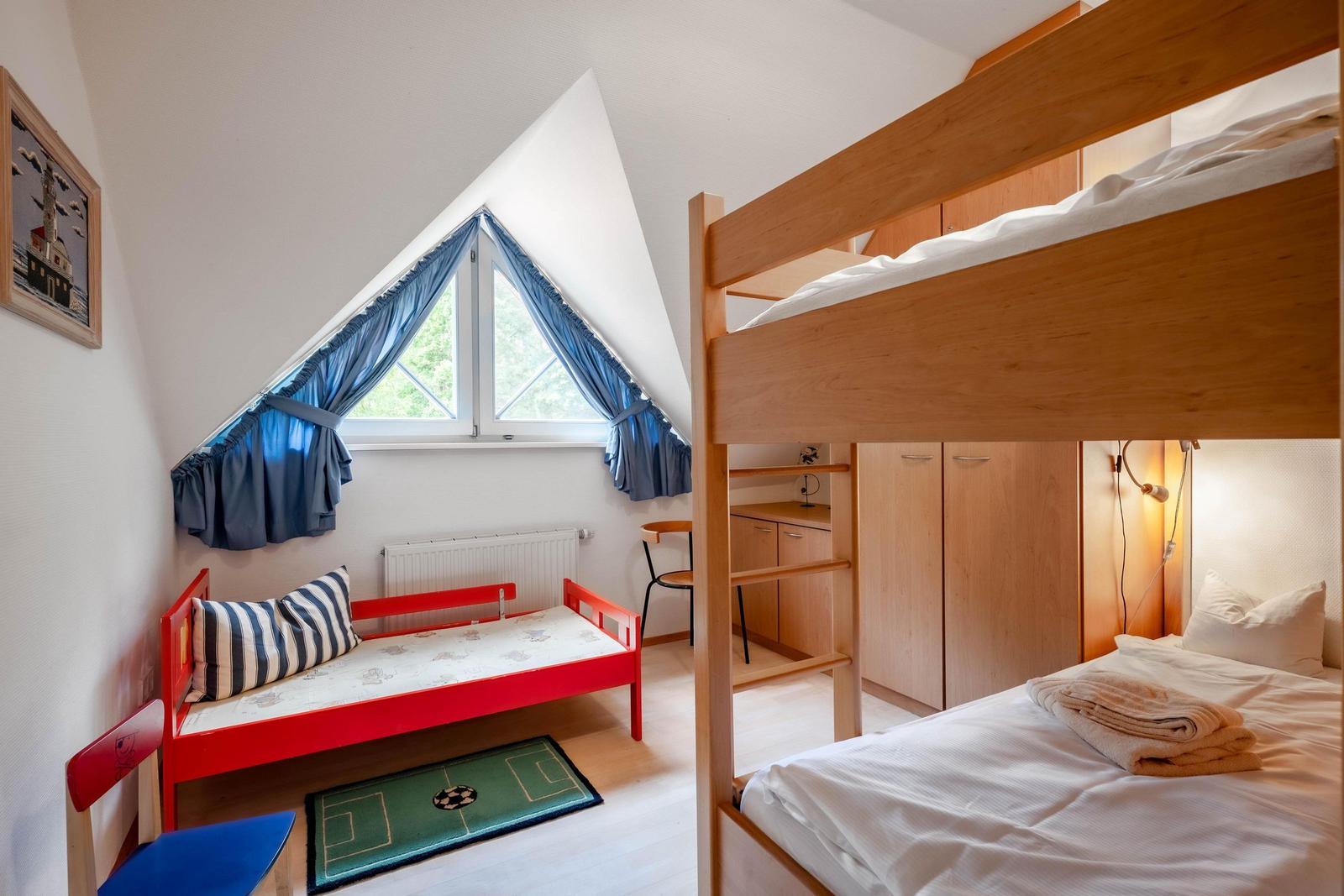 Schlafzimmer mit Doppelstockbett