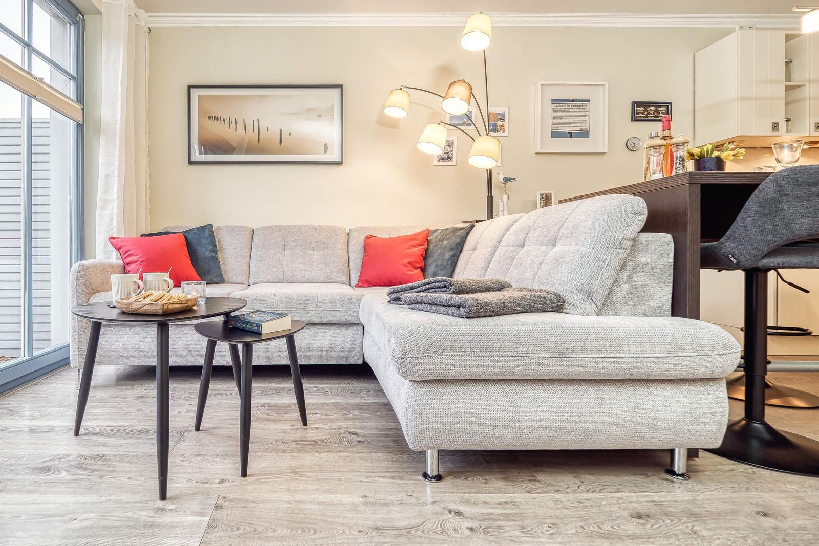 Wohnbereich mit Sofa