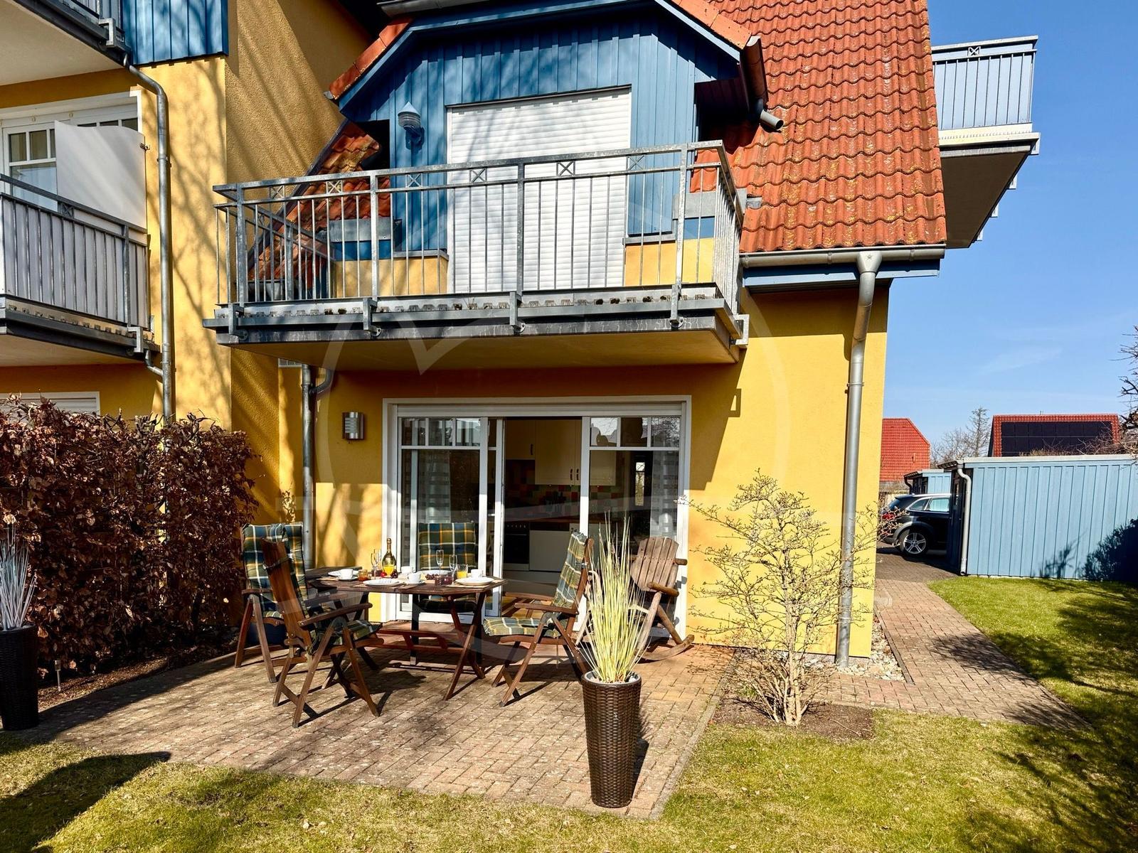 Blick auf die Terrasse