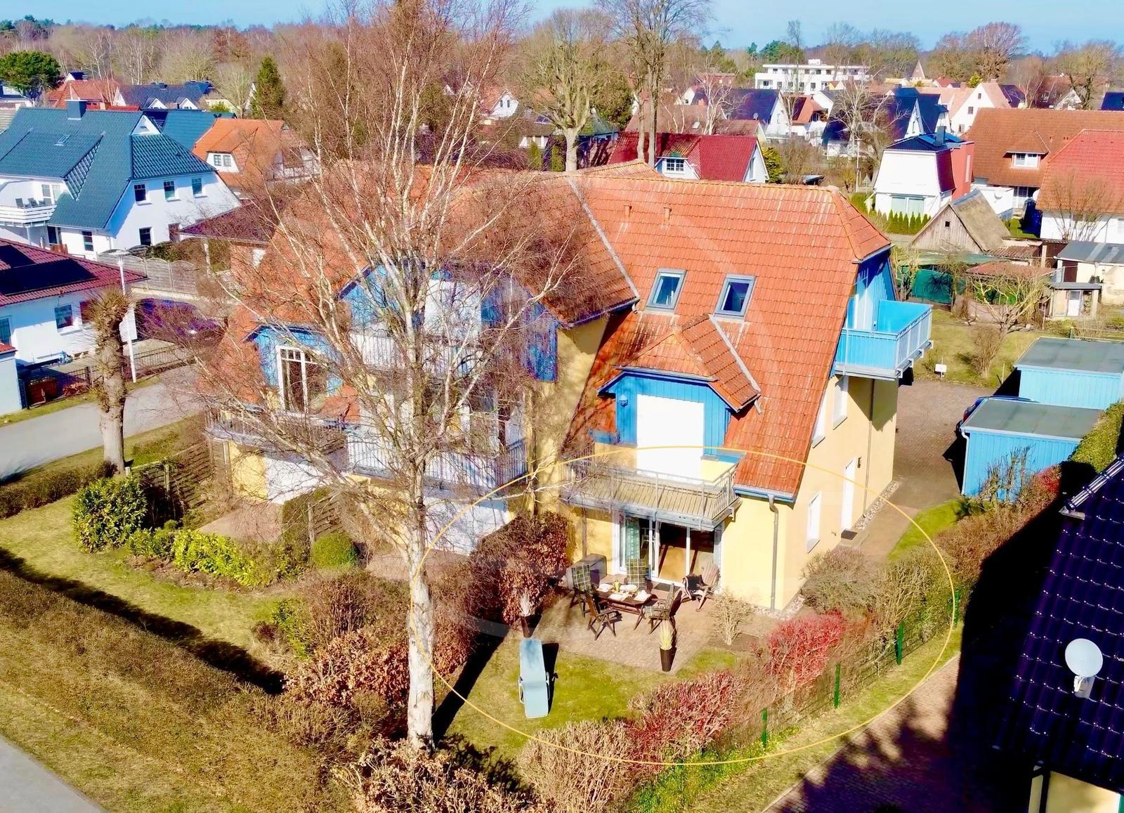 Blick auf das Haus