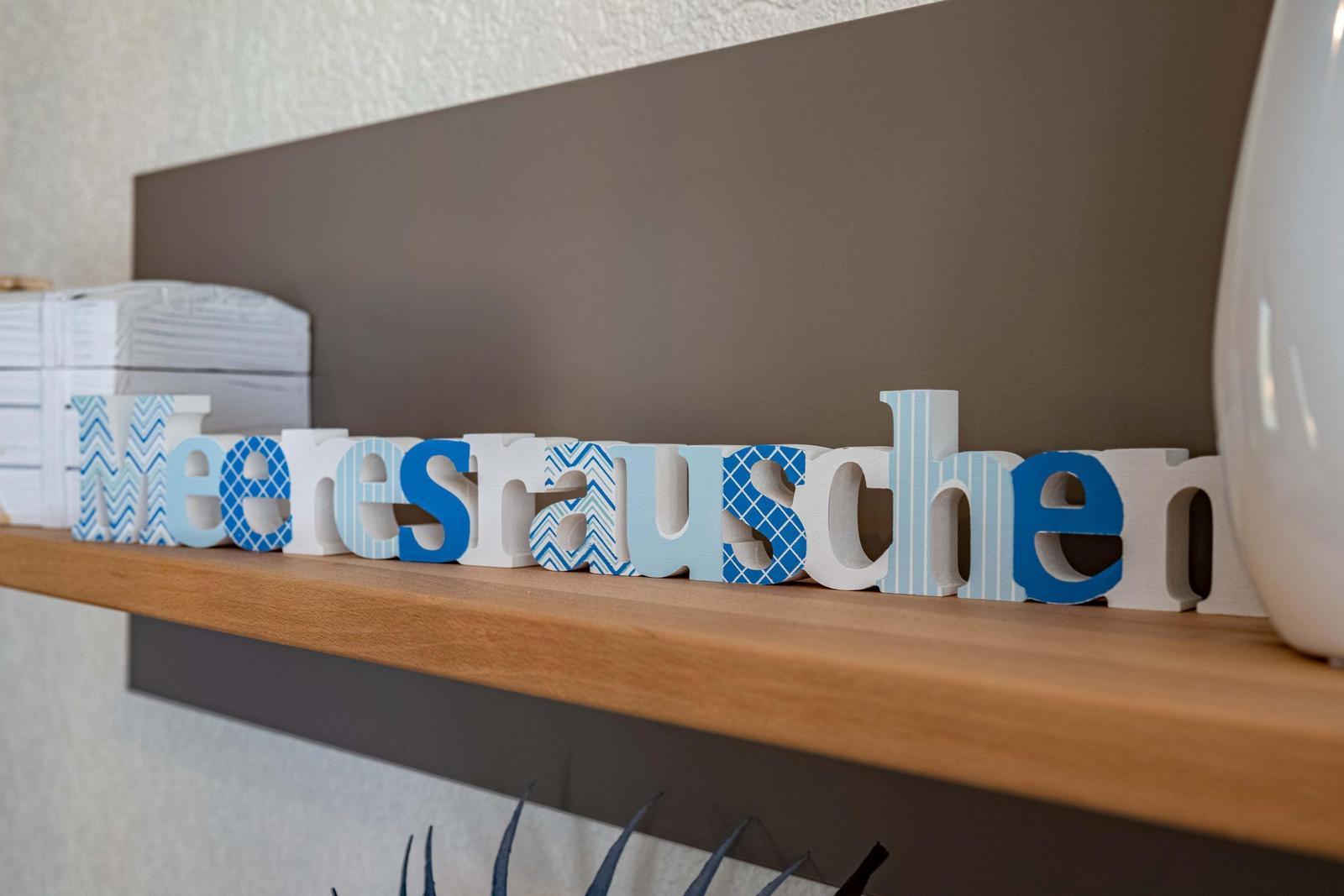 Hausname als Dekobuchstaben