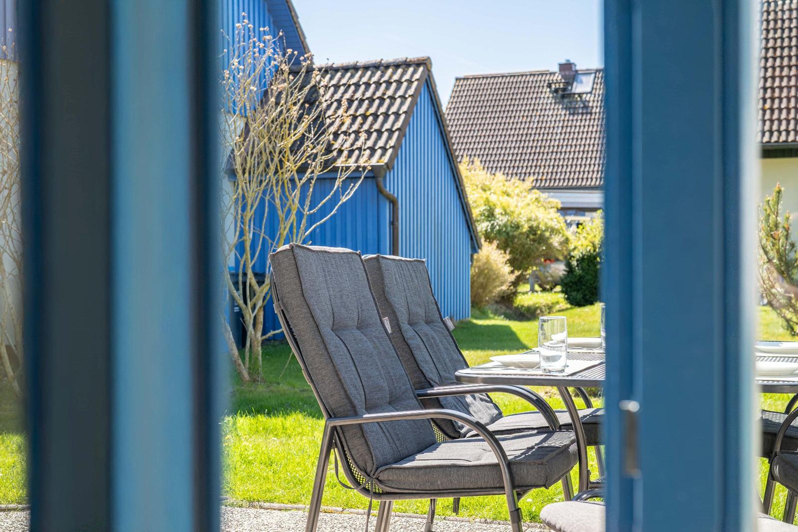 Blick auf die Terrasse