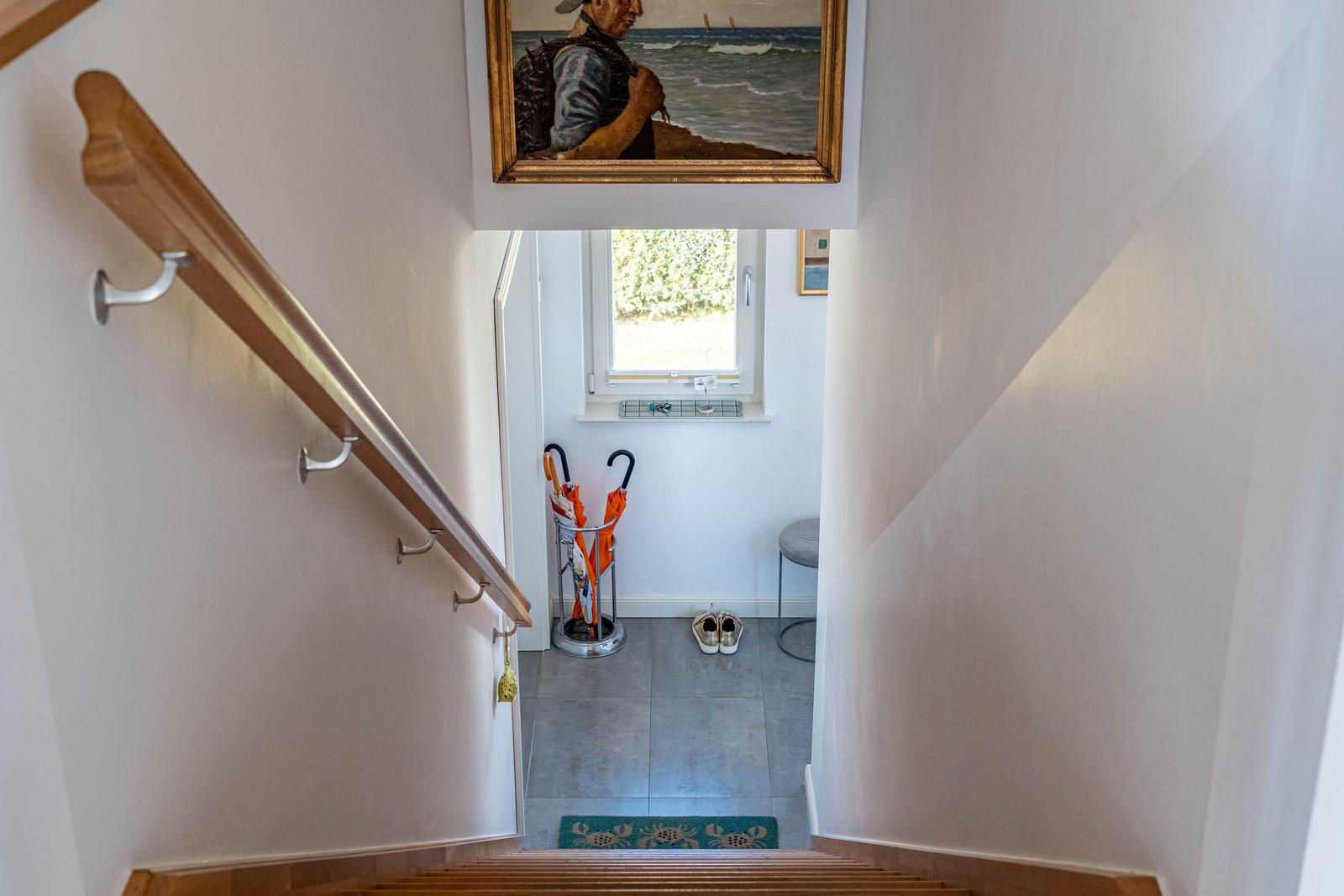 Treppenaufgang zur Wohnung