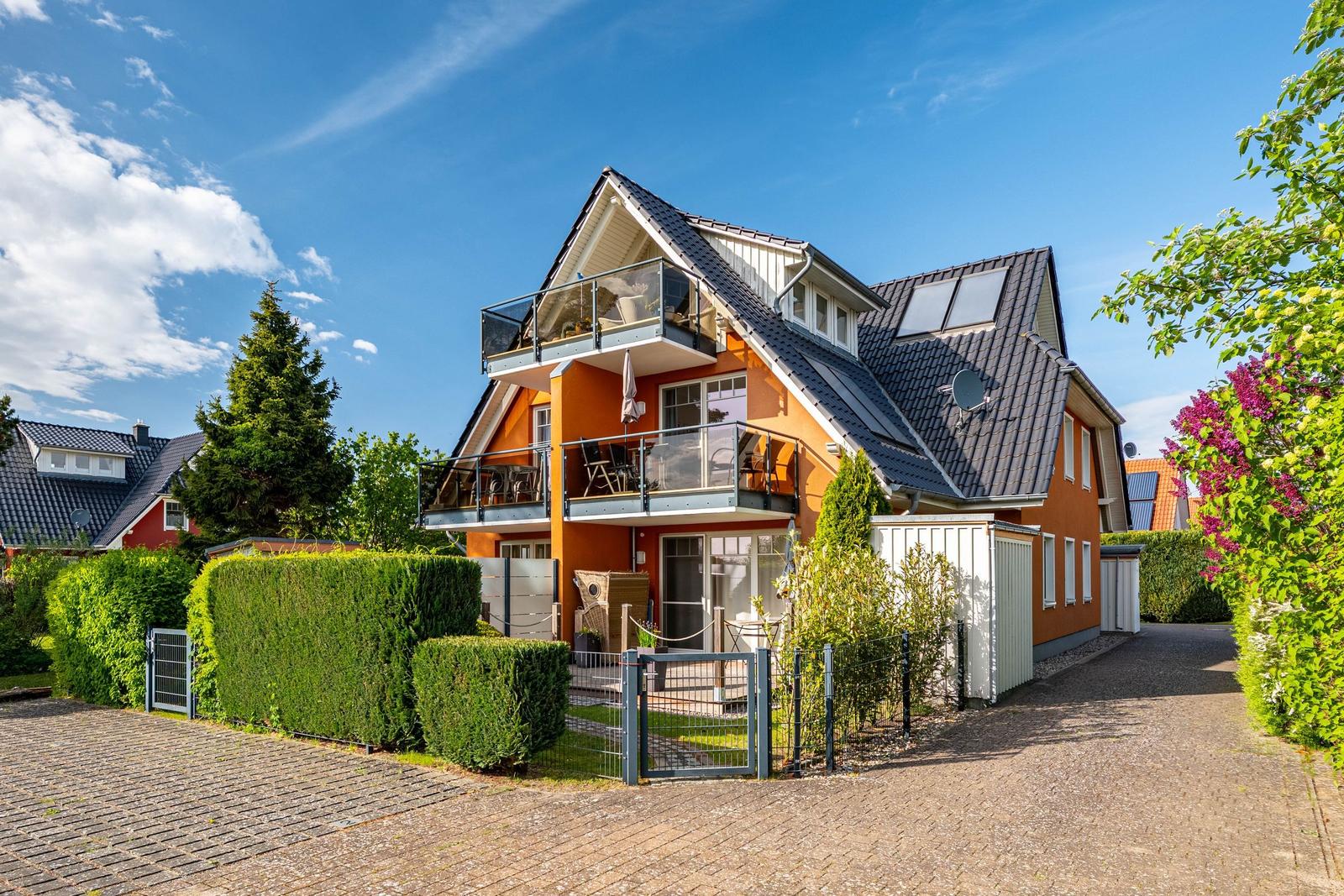 Blick auf das Haus