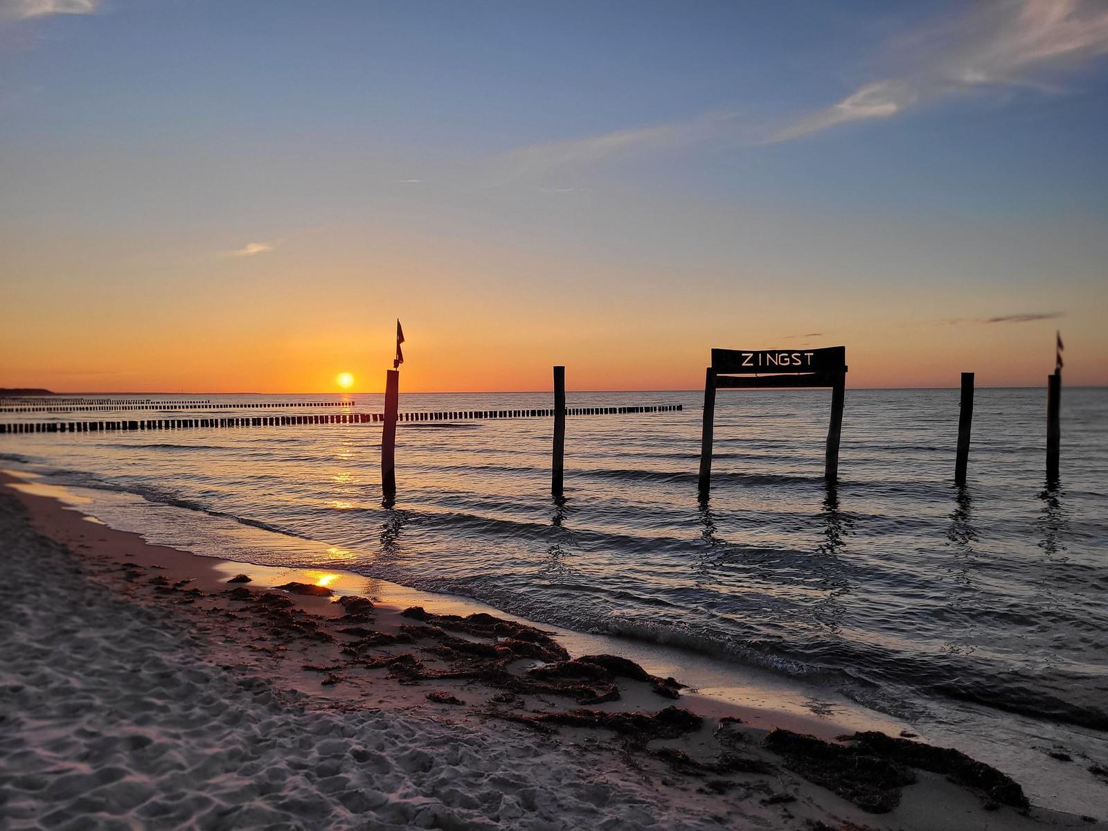 Sonnenuntergang am Strand