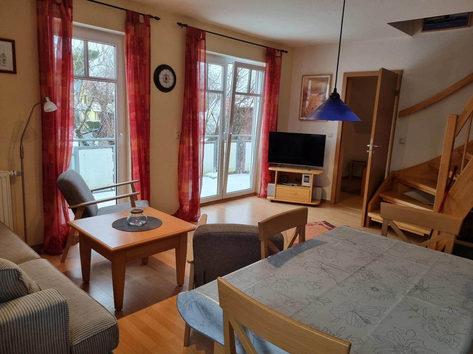 Wohnbereich mit TV
