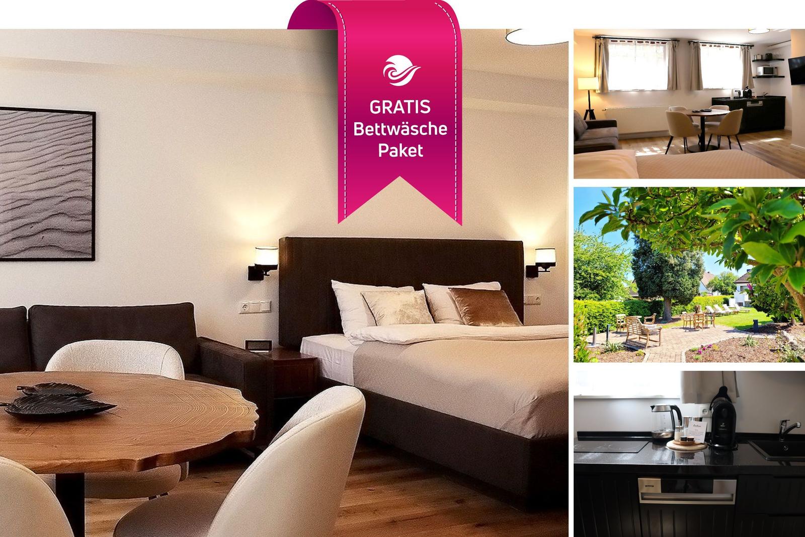 Moderne Ferienwohnung im Untergeschoss mit gratis Bettwäsche-Paket