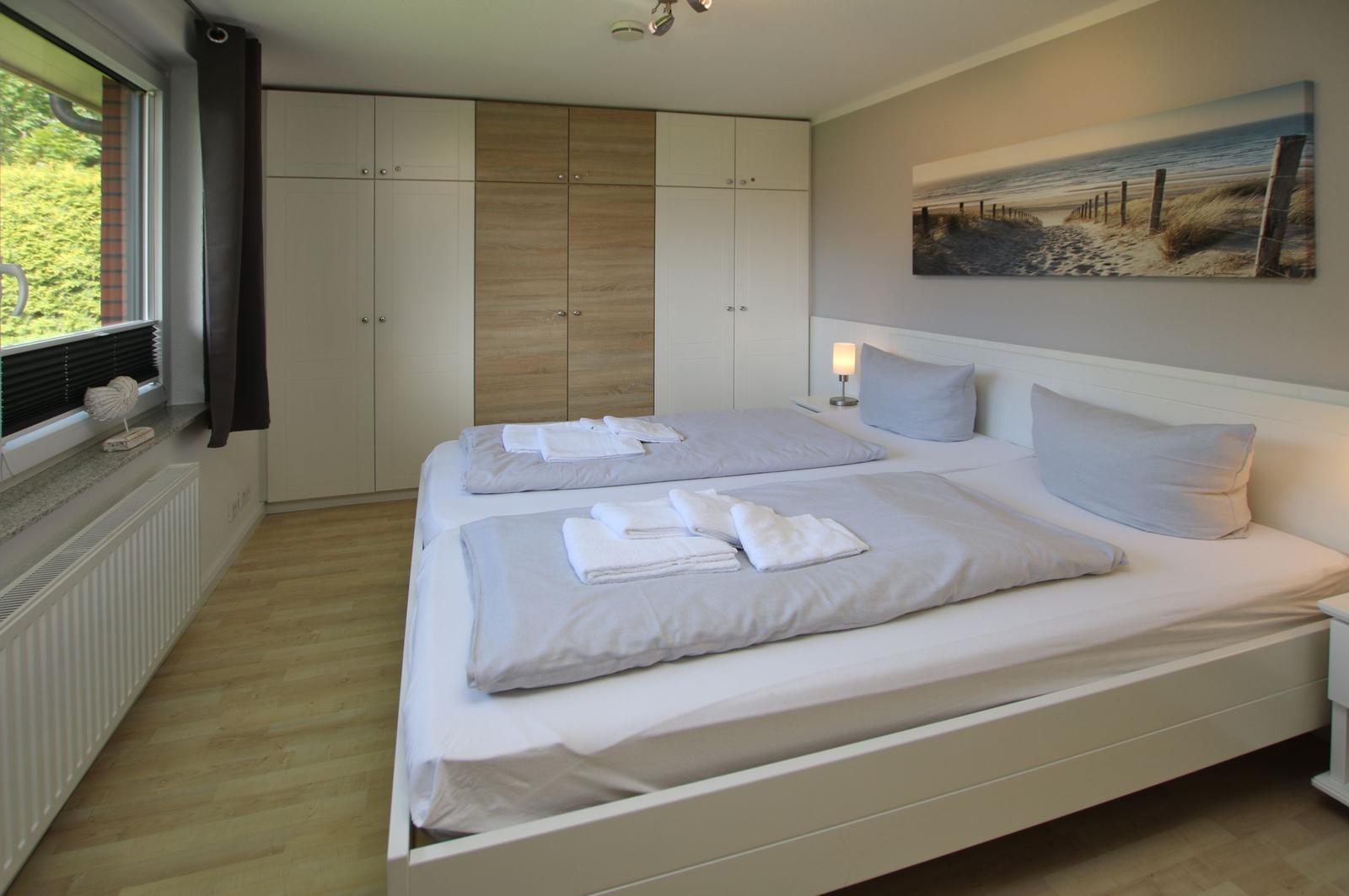 gemütliches Doppelbett