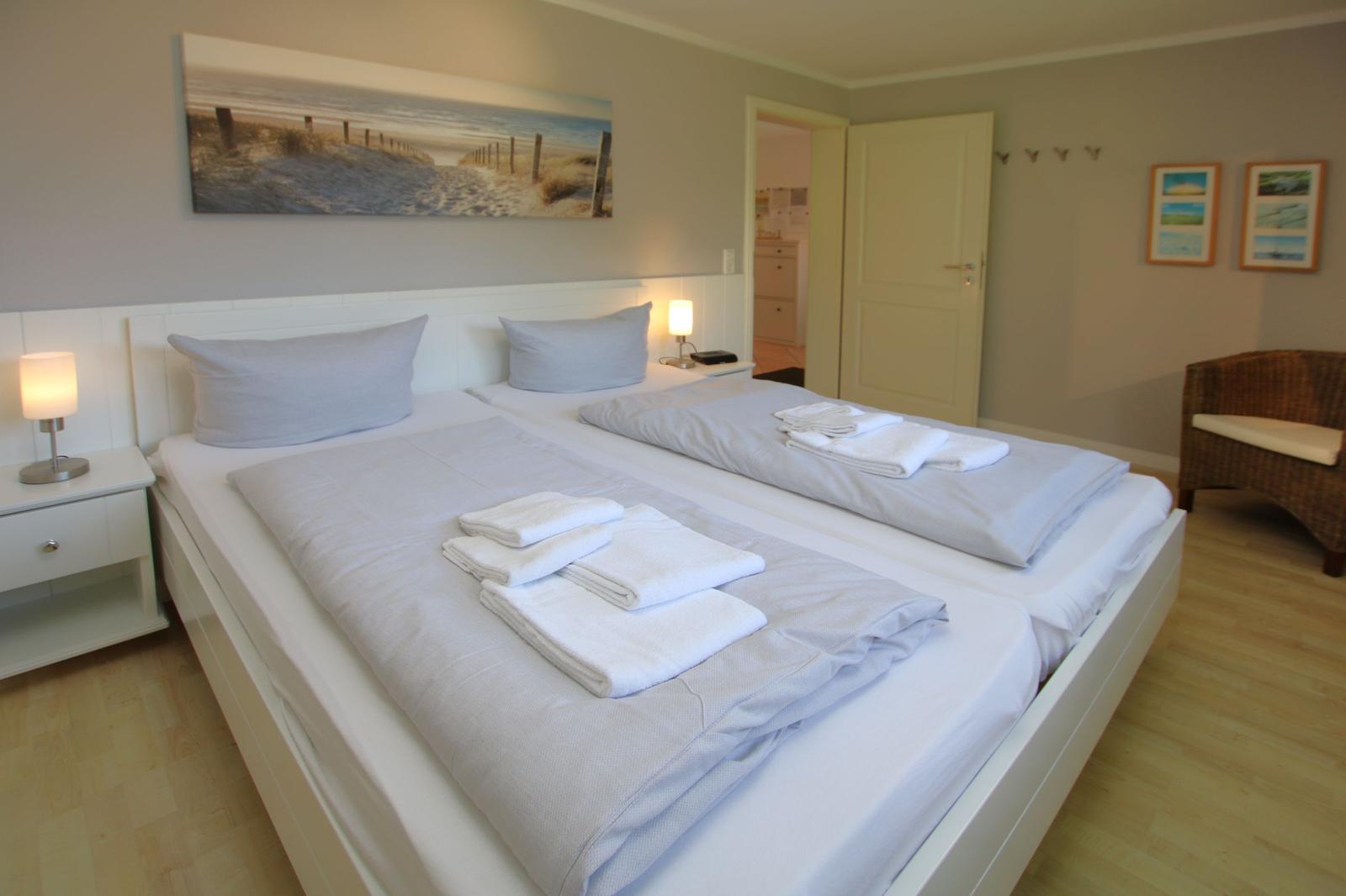 gemütliches Doppelbett