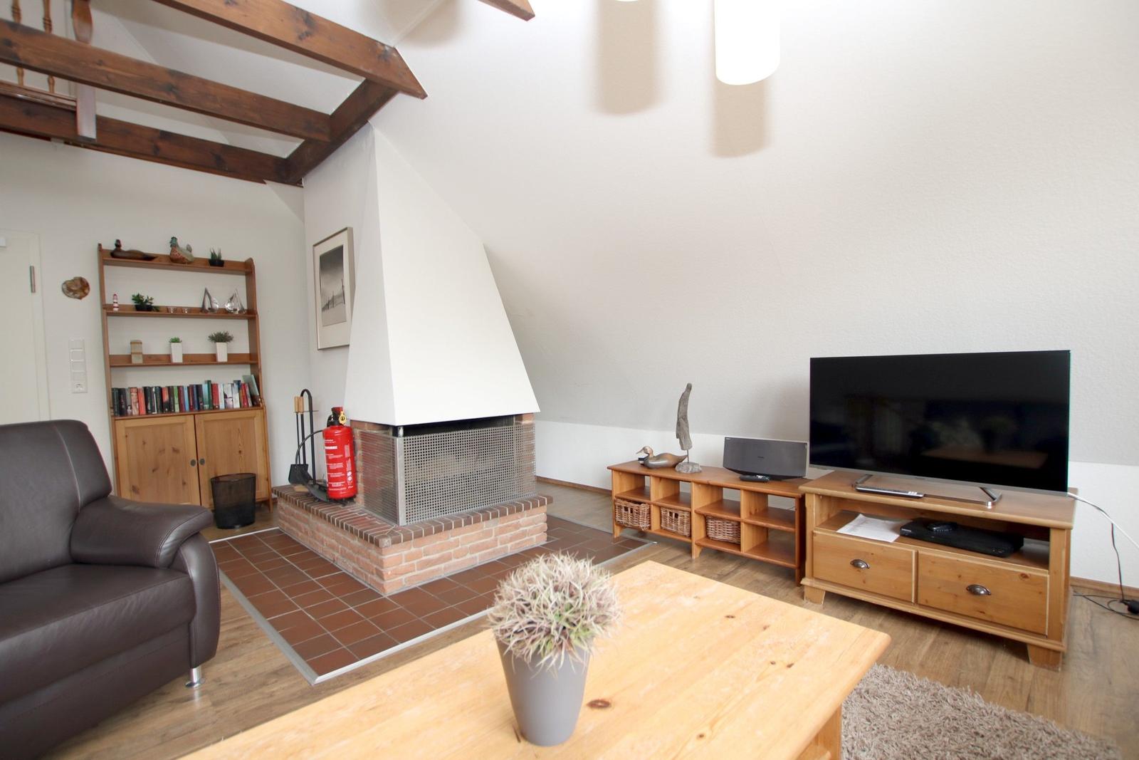 Kamin im Wohnzimmer