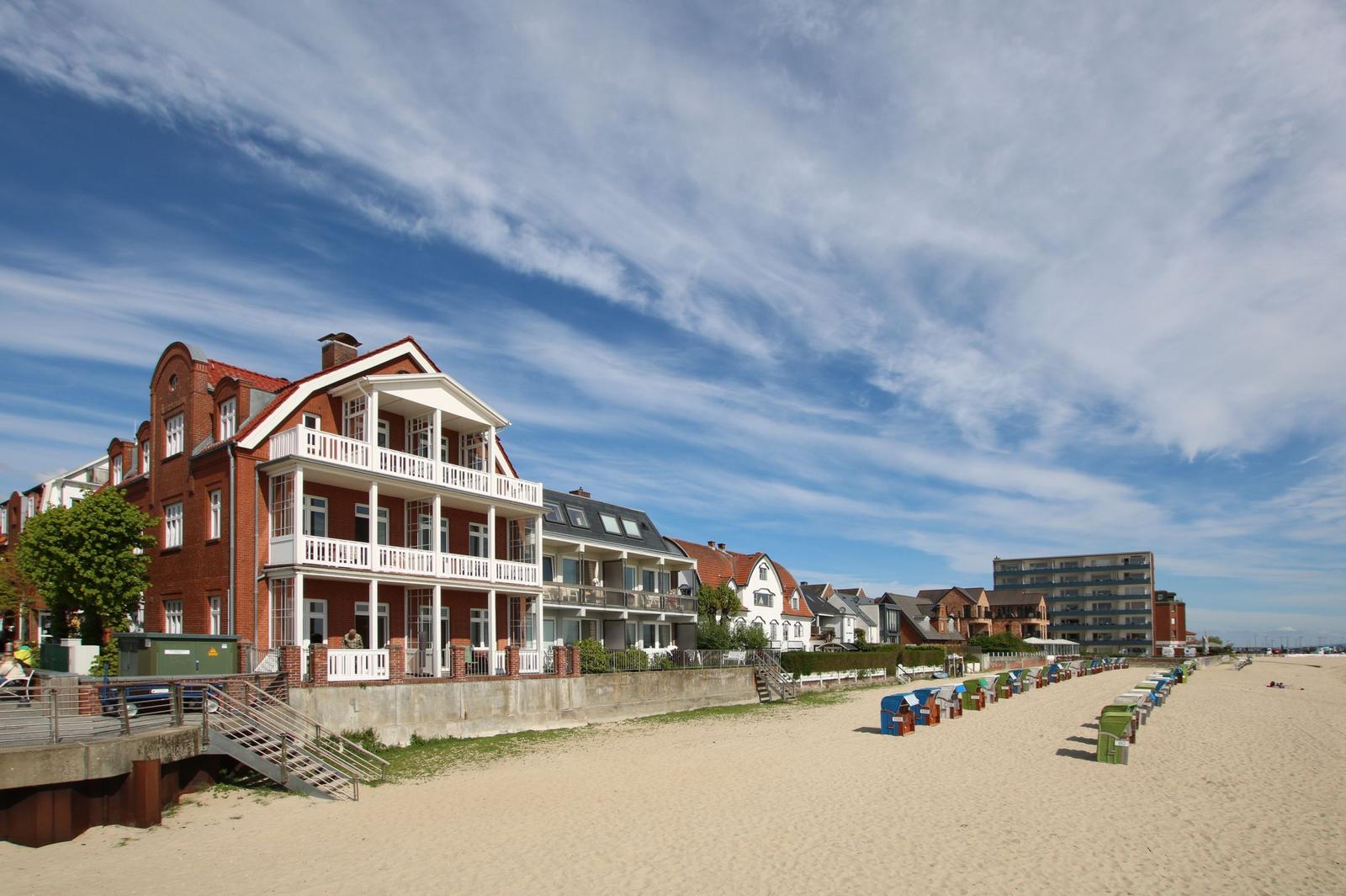 Ansicht vom Strand