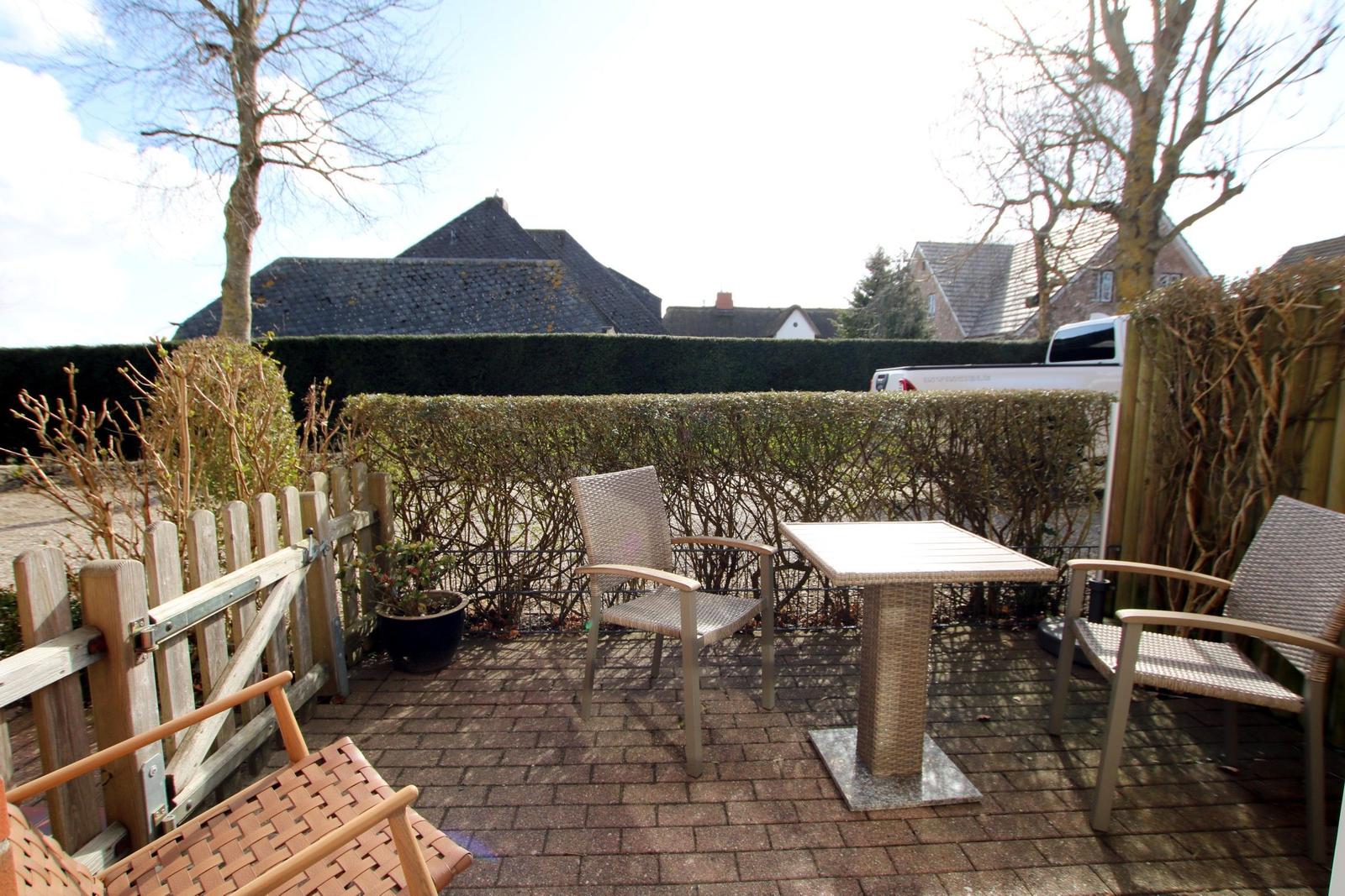 Blick auf die Terrasse