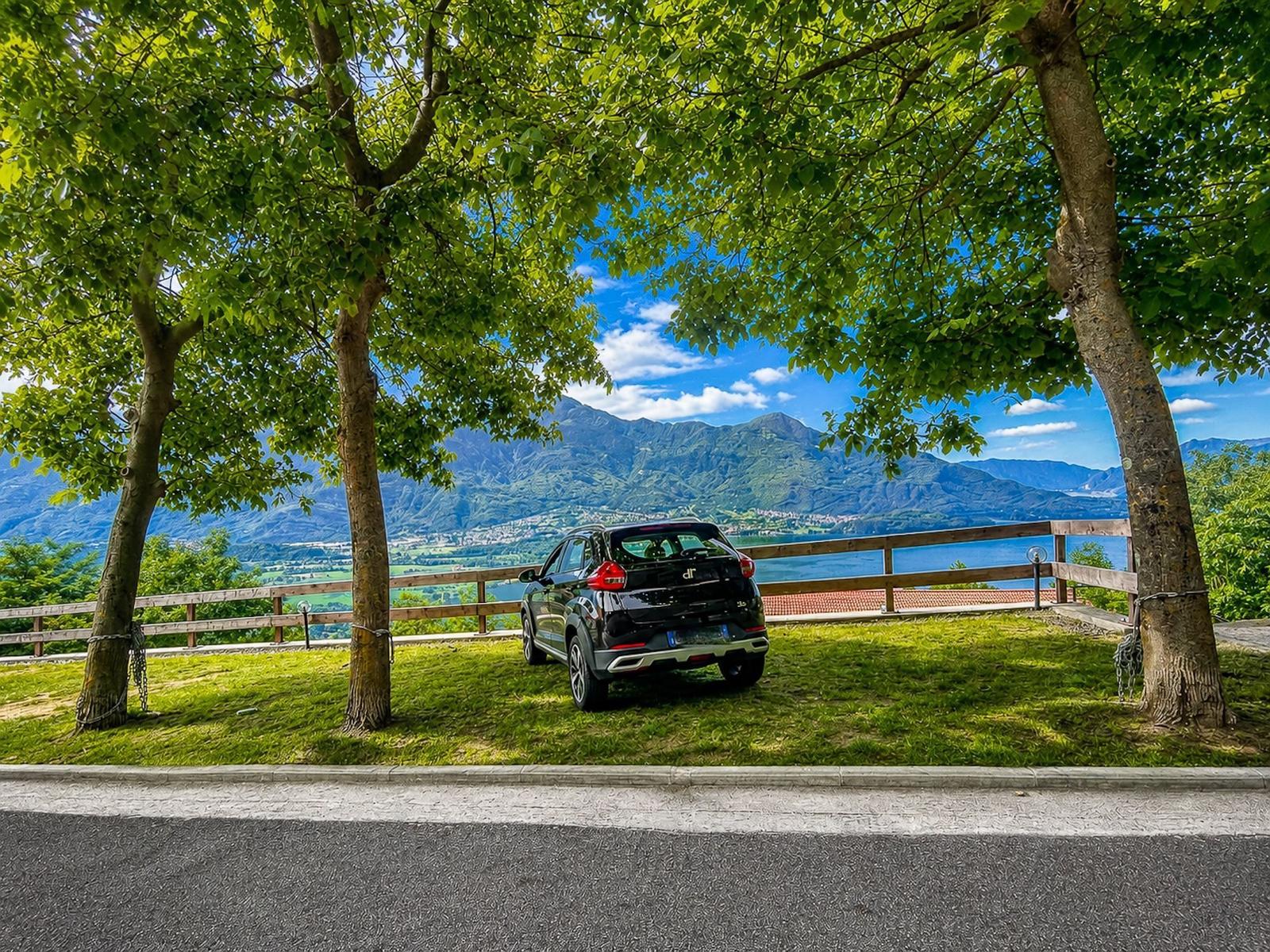 Parkplatz Ferienwohnung Tenuta Bianco und Nero