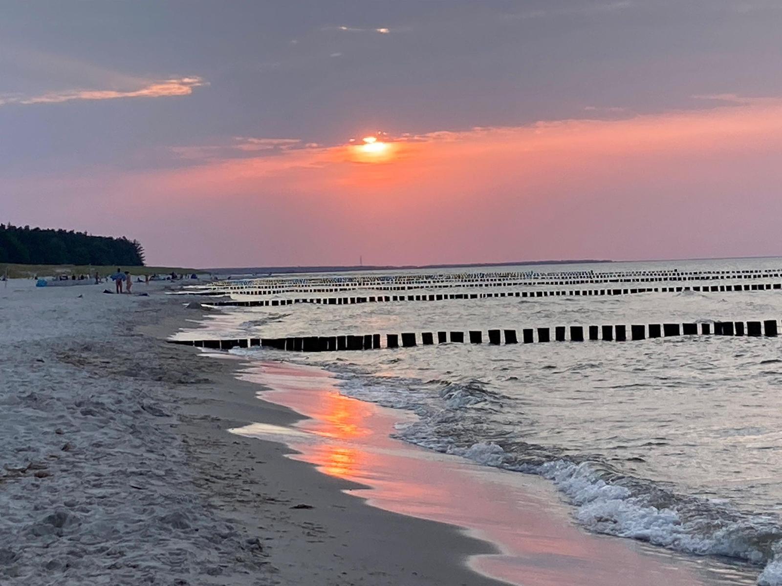 Strandbild mit Blick auf die Ostsee
