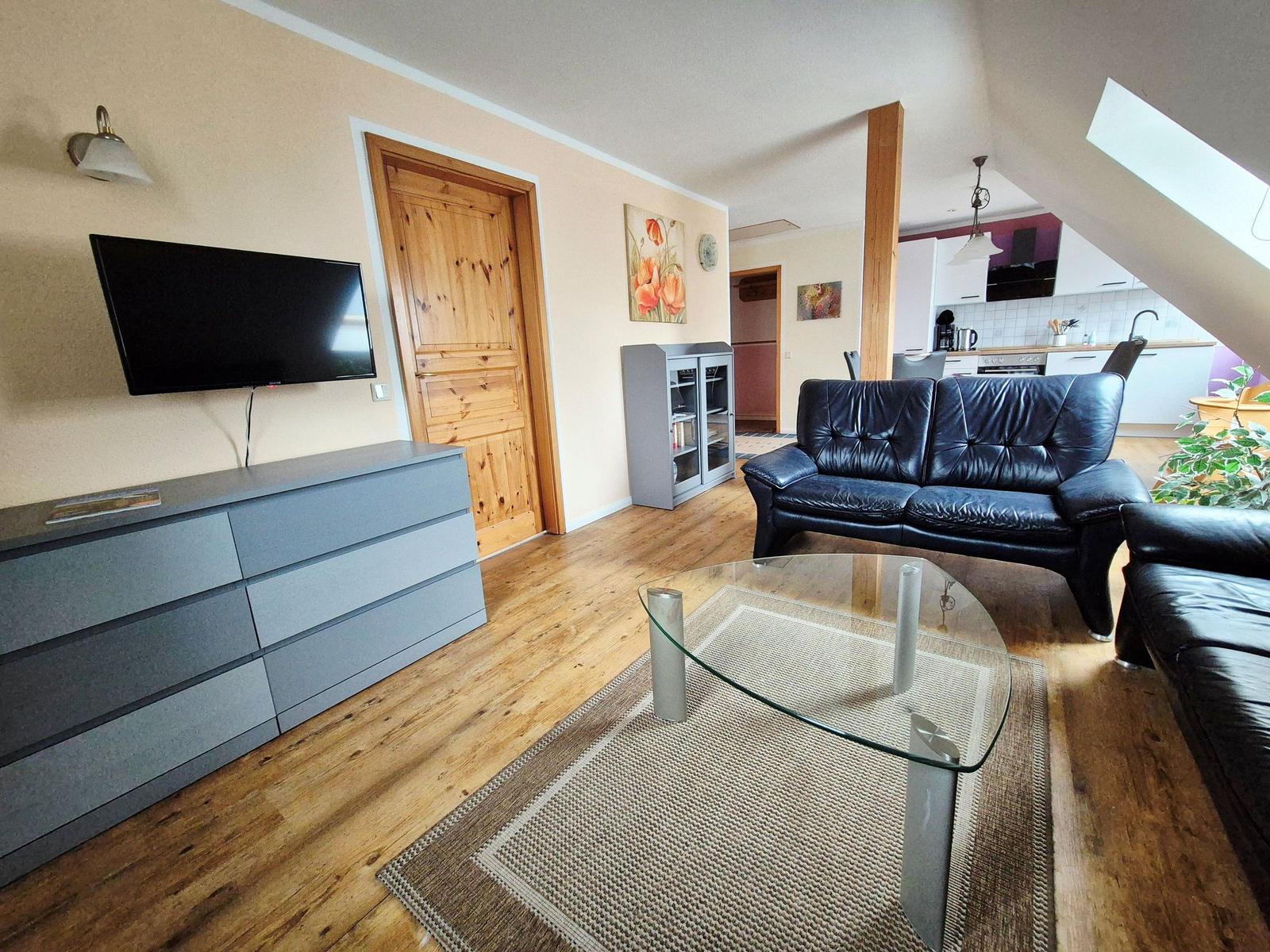 Gemütliche Sofaecke im Wohnzimmer