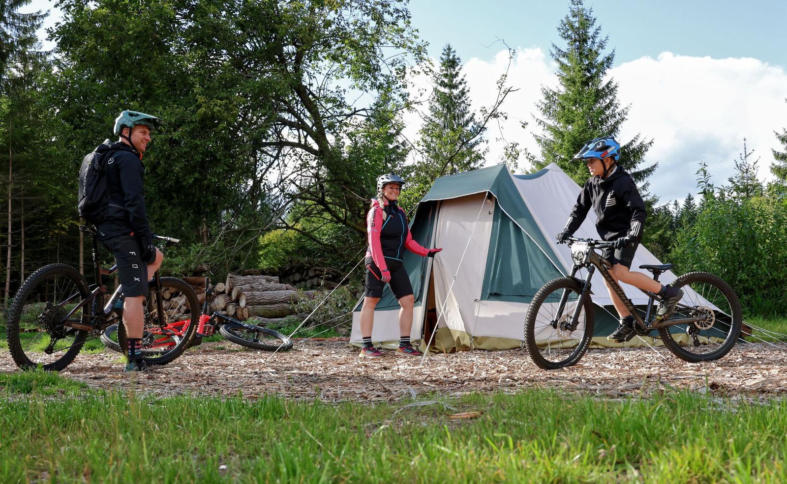 Auszeit mit dem Mountainbike - Touren direkt vom Naturcamp aus