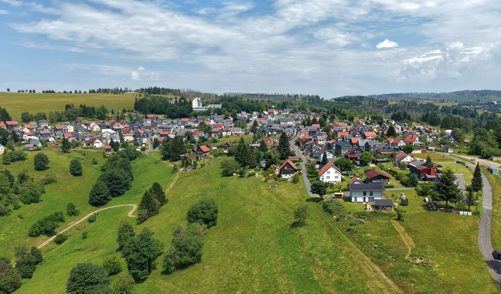 Schnett aus der Vogelperspektive