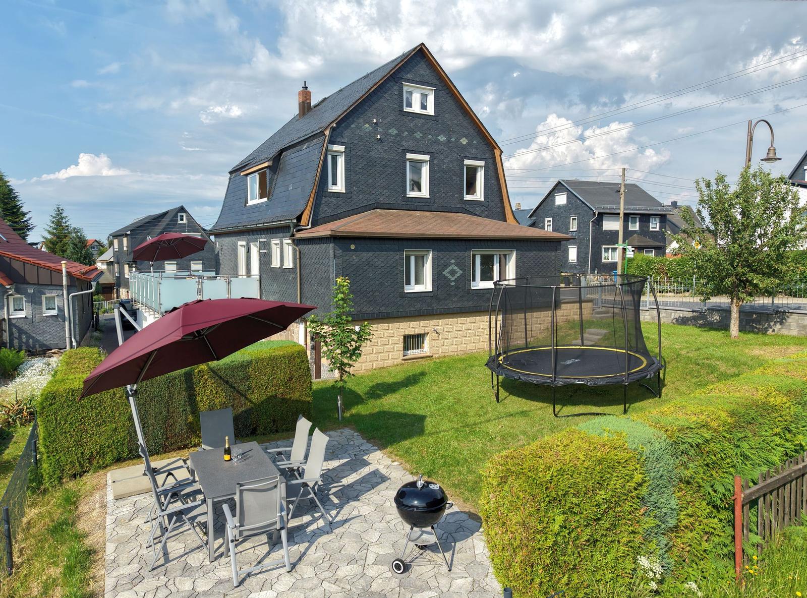 Ferienhaus Bibertalblick im Herzen von Schnett - Ortsteil von Masserberg