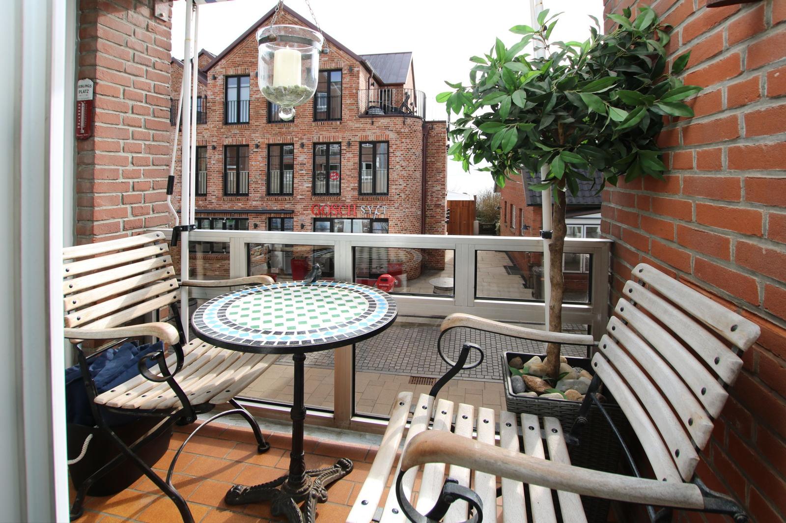 Balkon mit Meerblick