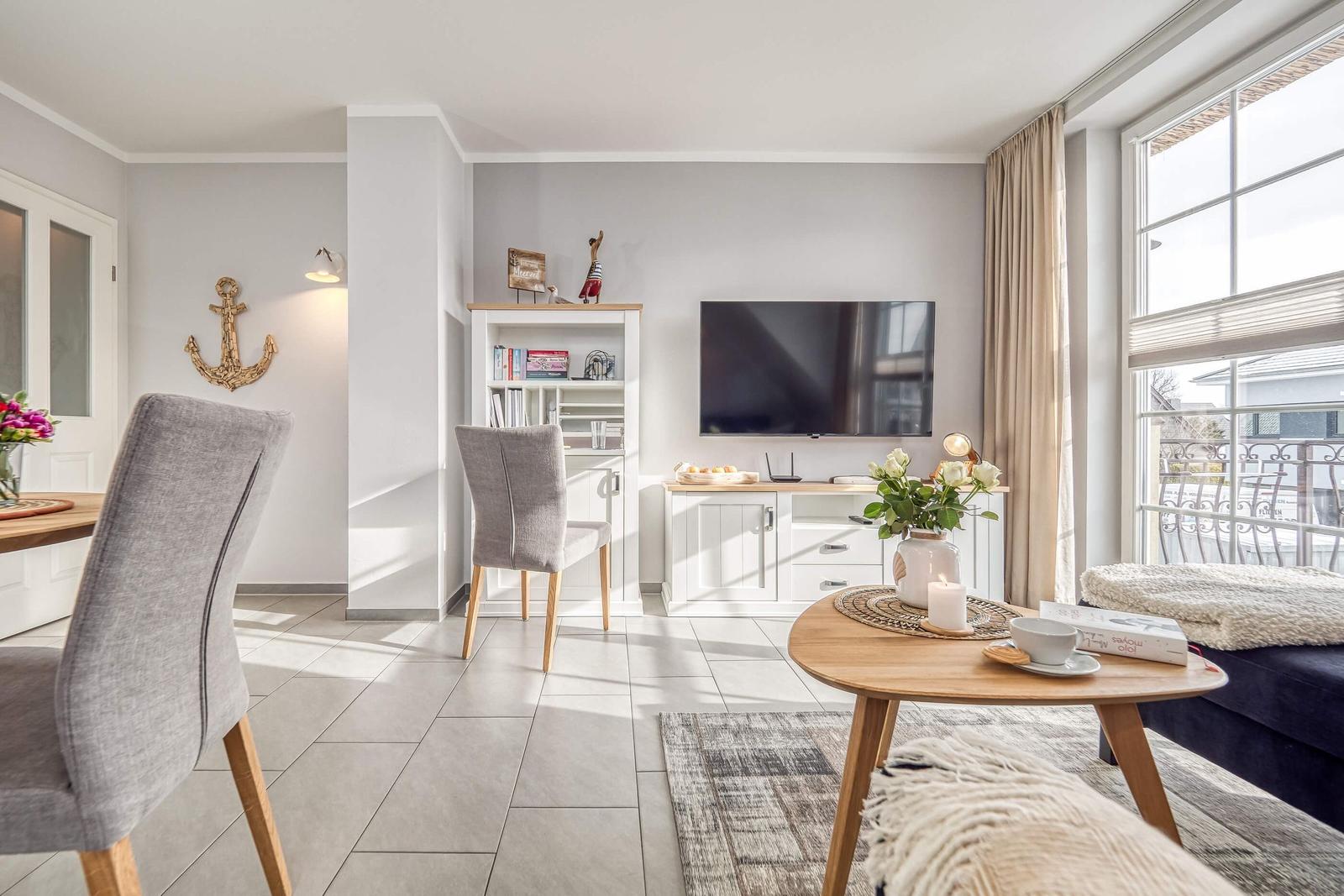 Wohnzimmer mit TV