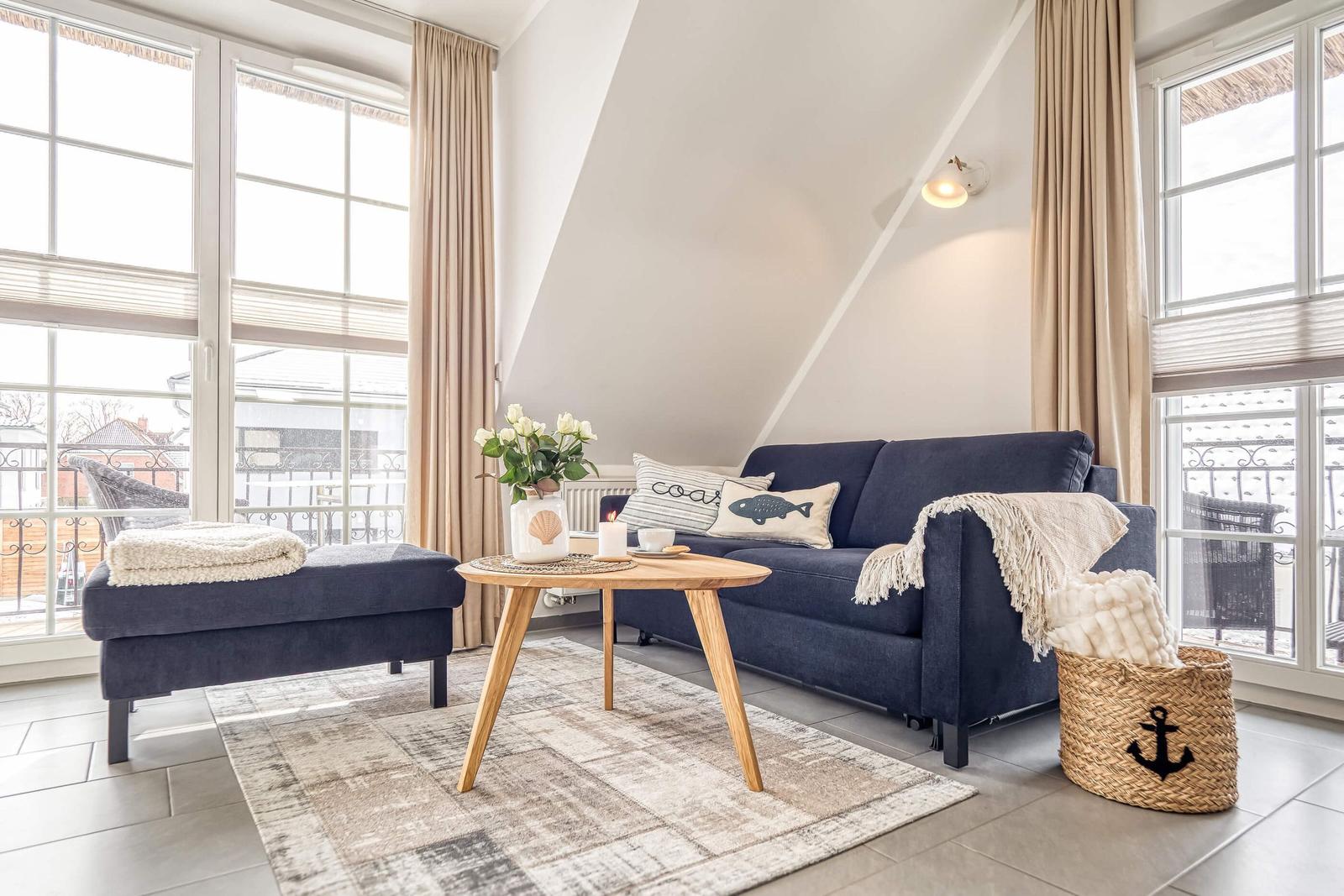 Wohnbereich mit Sofa