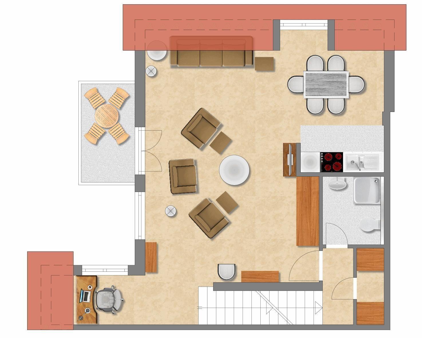 Ferienwohnung Prerow liegt in einer grünen Landschaft nahe dem Ostseeufer.