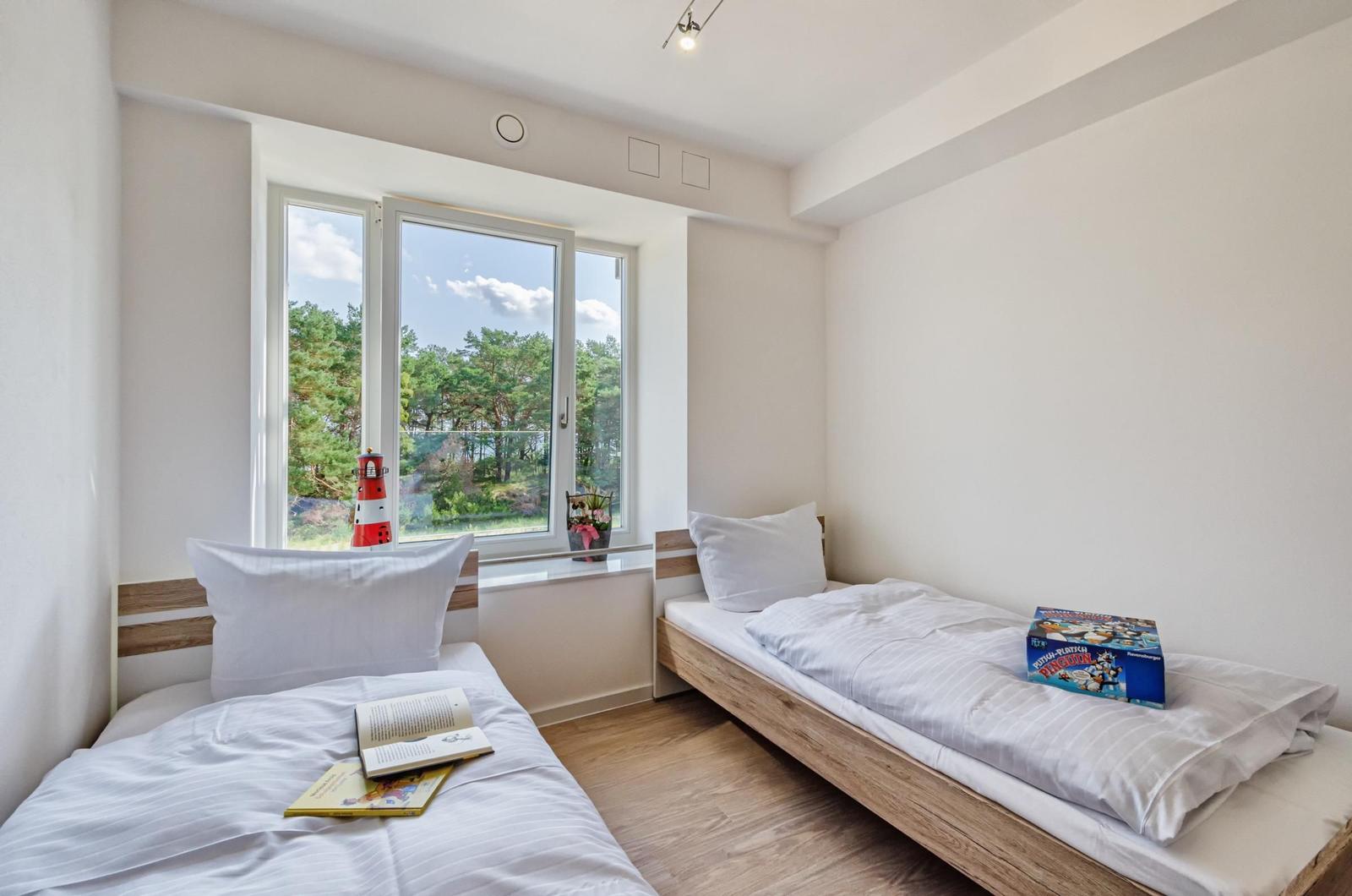 Schlafzimmer 2: 2xEinzelbetten (90x200)