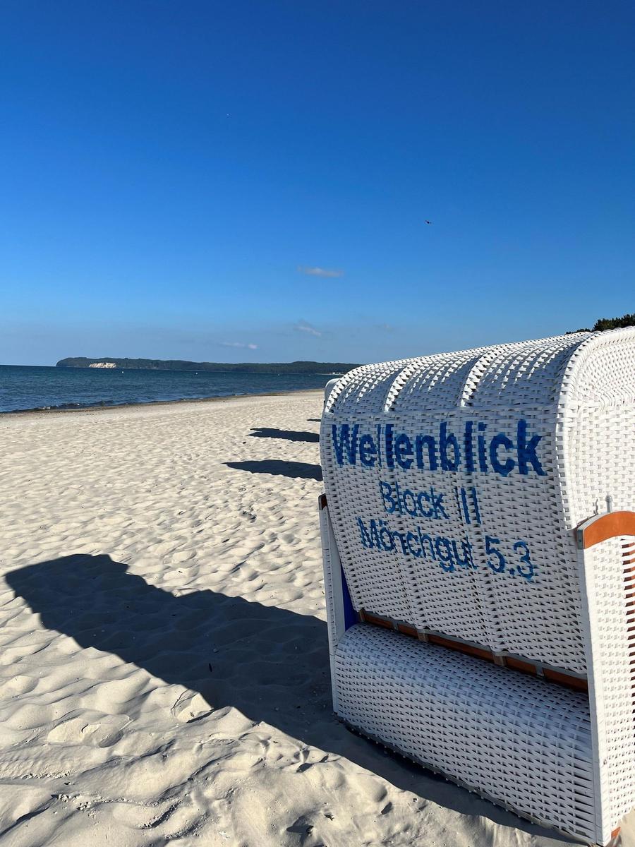 Strandkorb am Strand