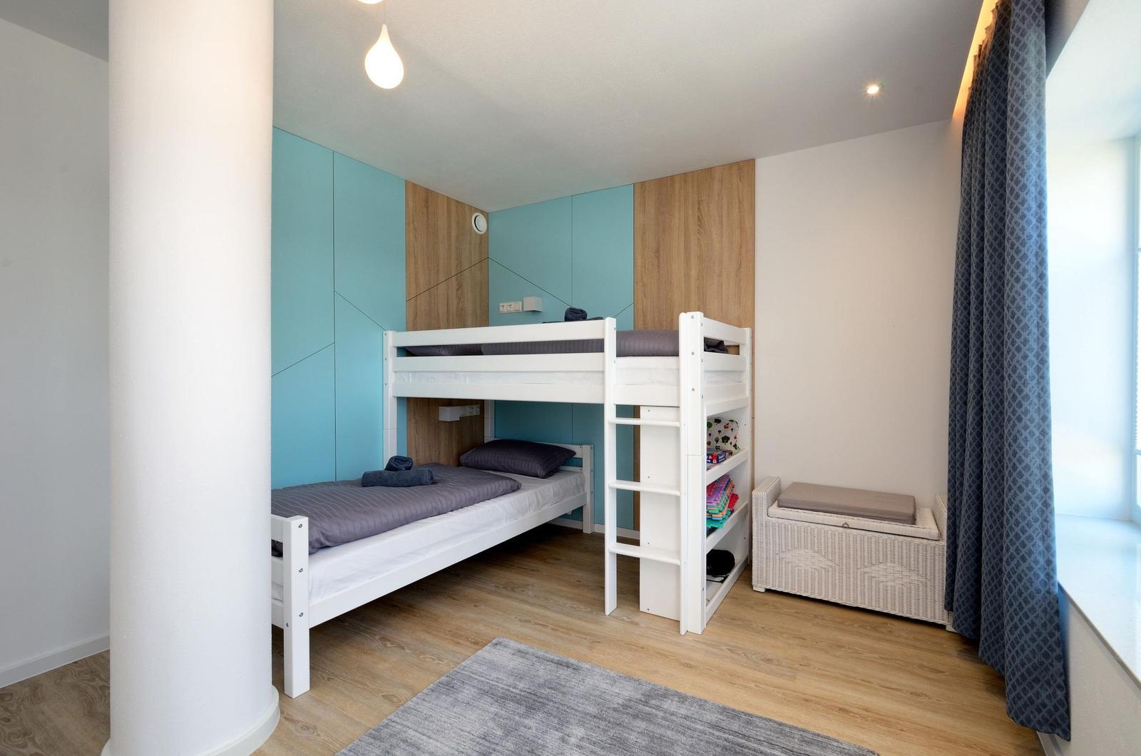 Schlafzimmer 2: Etagenbett (90x200)