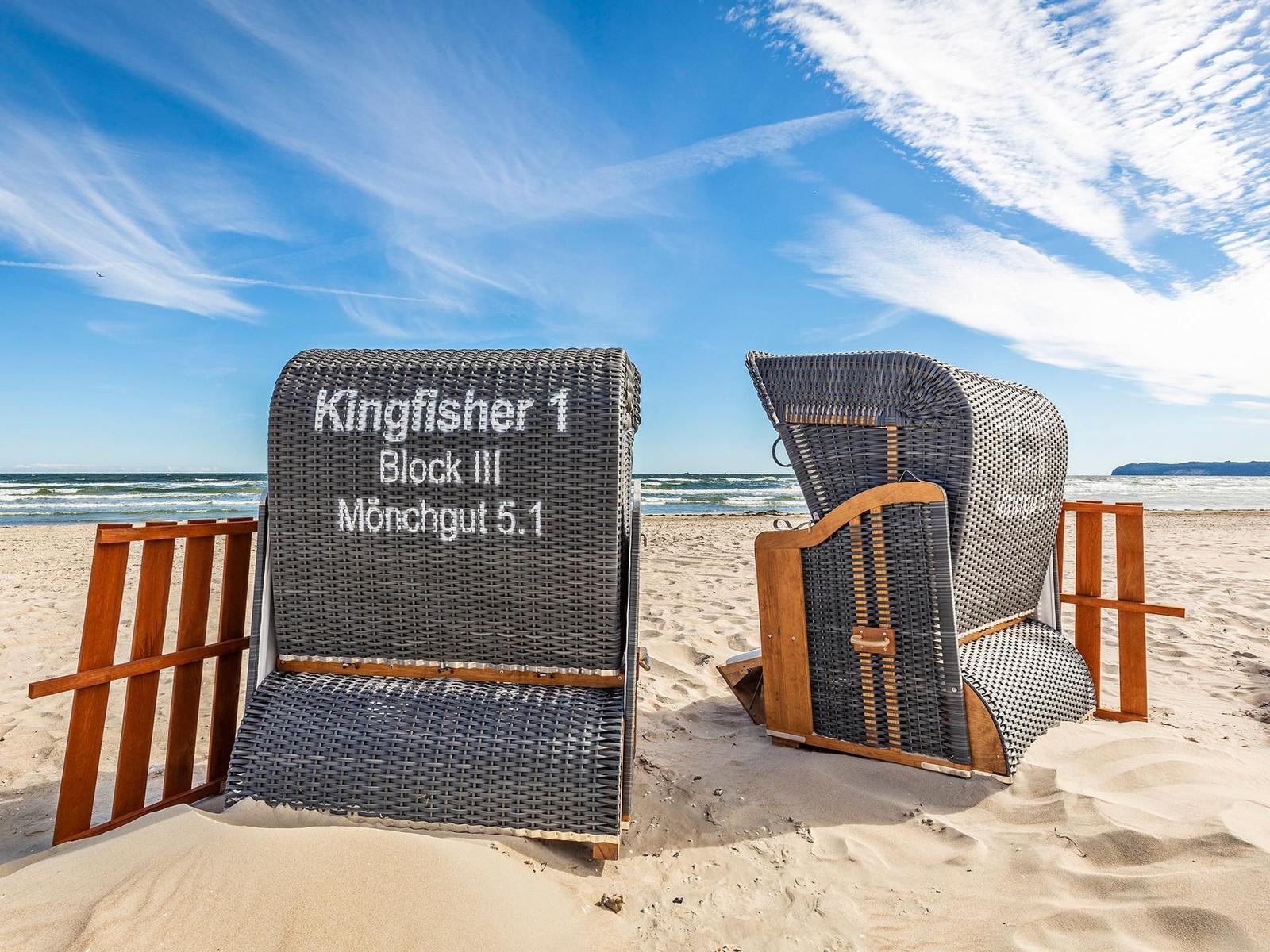 Strandkörbe am Strand