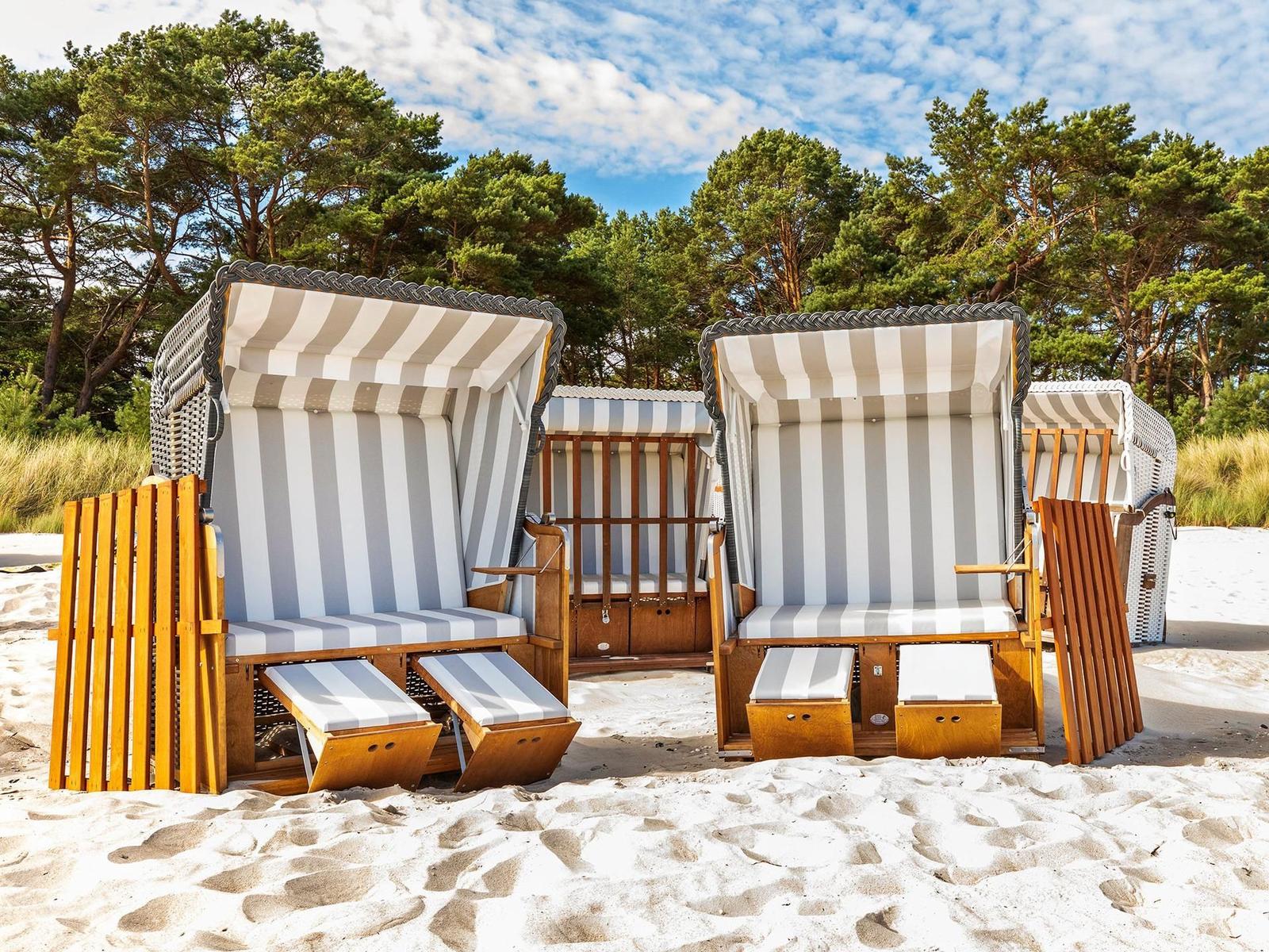 Strandkörbe am Strand