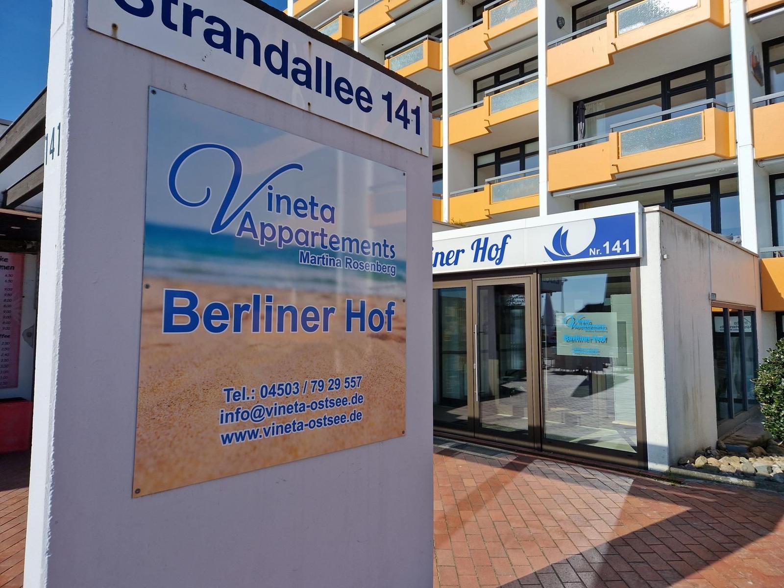 Haupteingang Berliner Hof