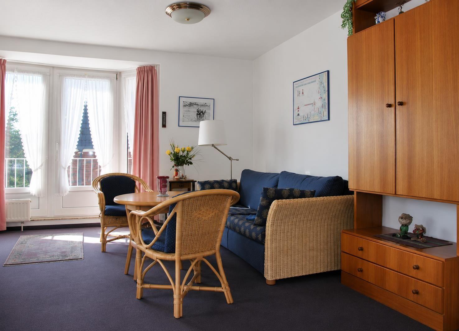 Haus Nordseeperle Whg. 5, Möwennest, Dünenweg 15, Cuxhaven-Duhnen, Seesicht