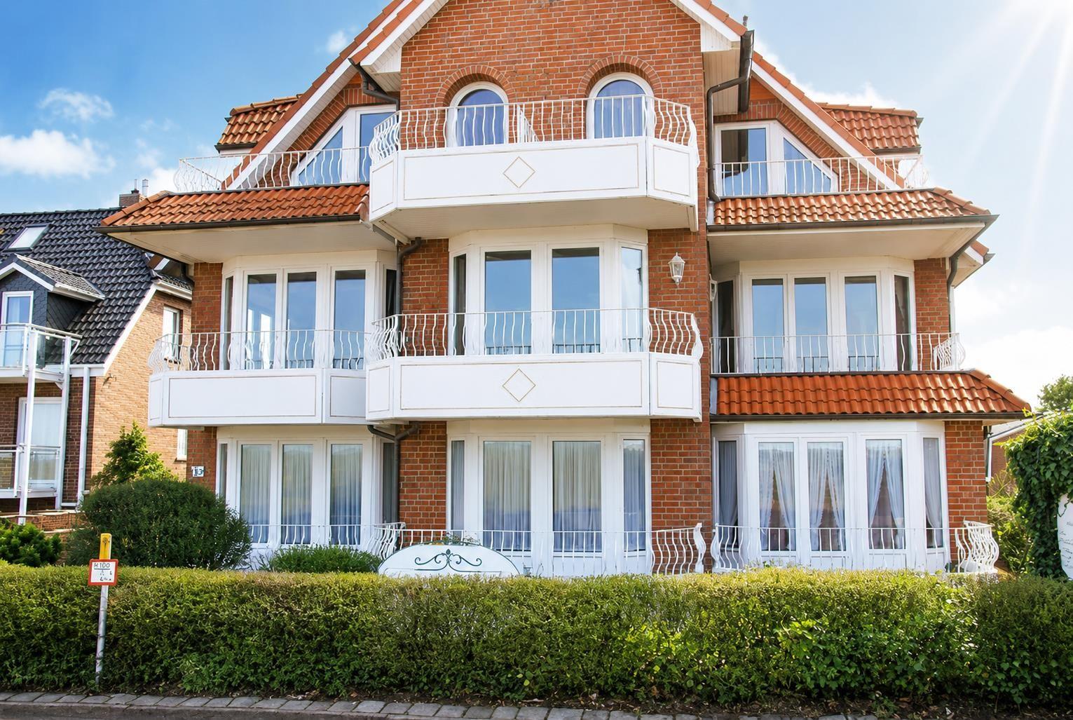 Haus Nordseeperle, Dünenweg 15, Cuxhaven-Duhnen, Seesicht