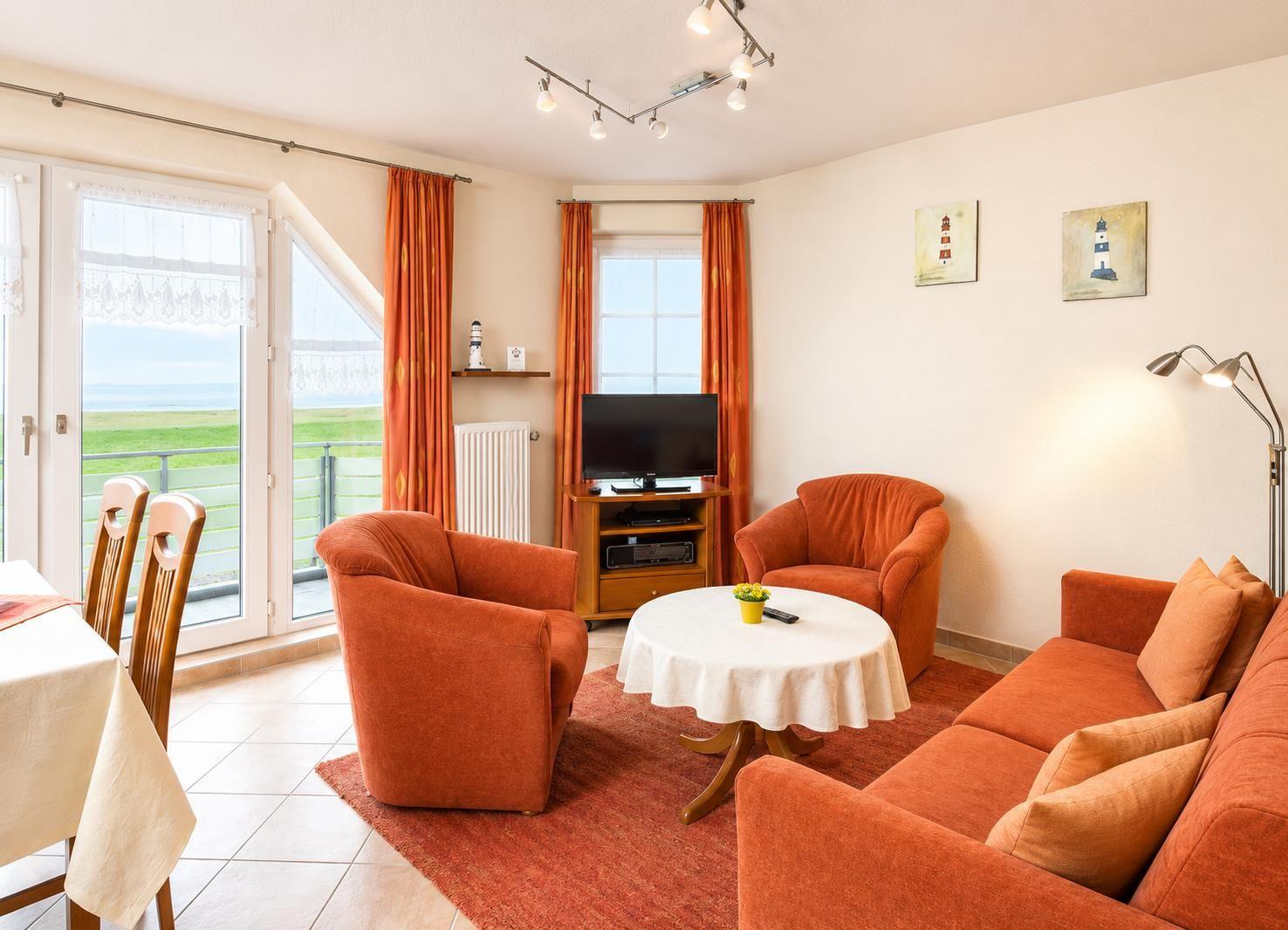 Haus Dünenglück, Dünenweg 23, Whg.22, 1.OG Panorama- Seesicht, Cuxhaven- Duhnen