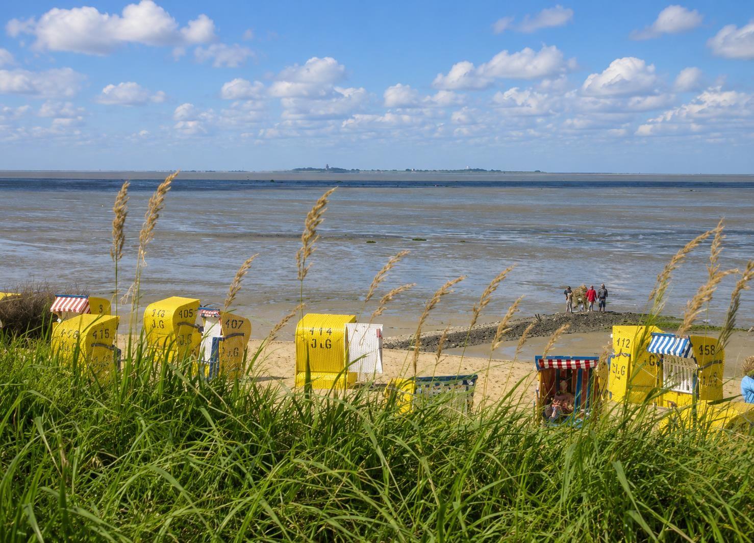 Haus Dünenglück, Dünenweg 23, Whg.34, Dachgeschoss, Panorama- Seesicht, Cuxhaven- Duhnen